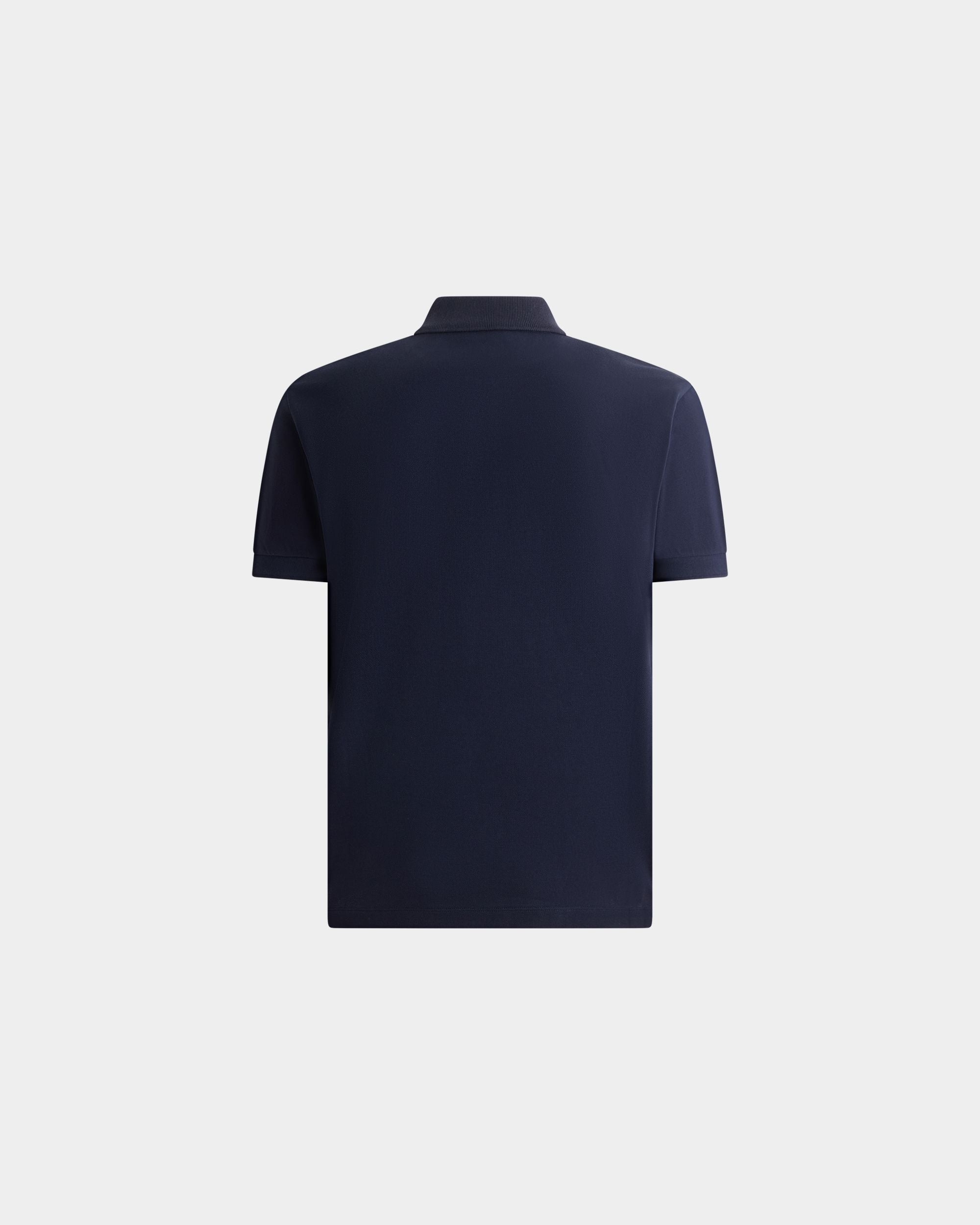 Bally Global - Polo Shirt in Navy Blue Cotton - Blue