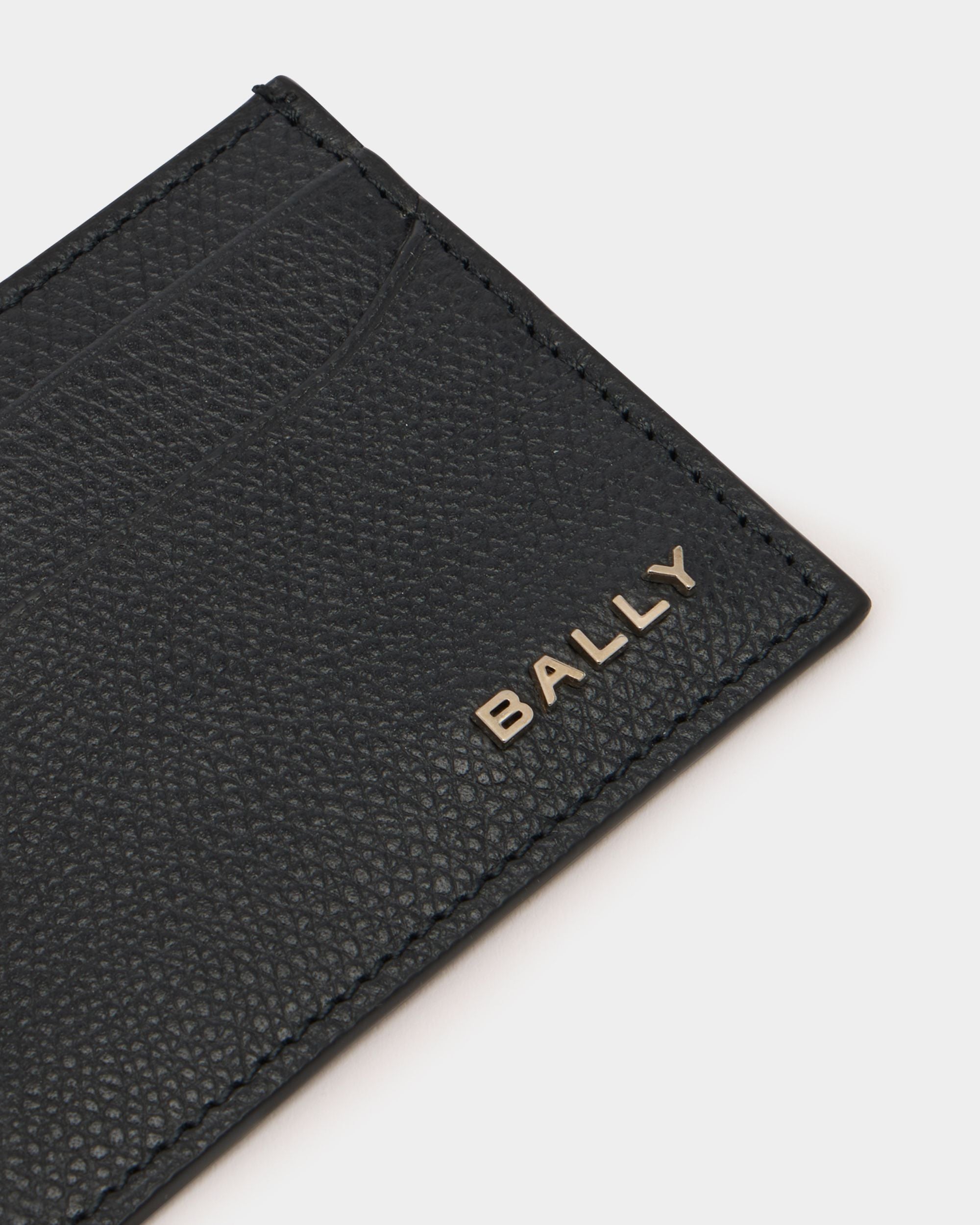 Bally Global - Bally Essential カードホルダー ブラック グレインレザー - ブラック