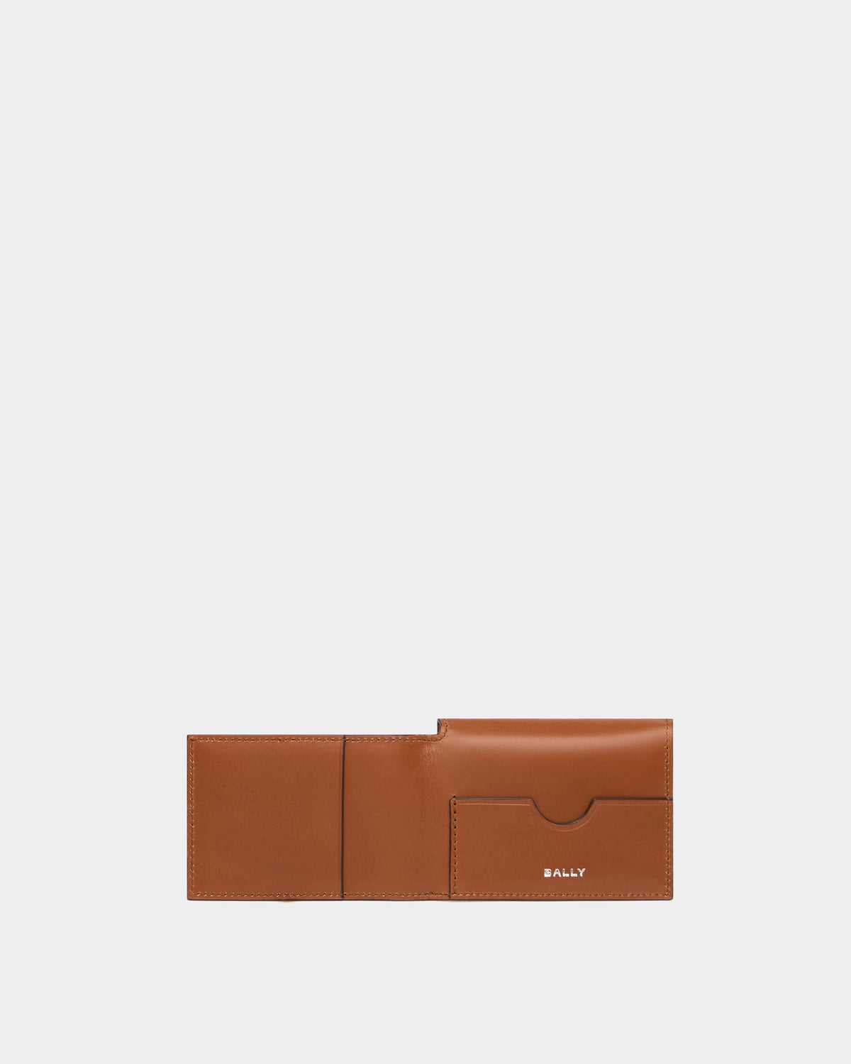 Bally Global - Ray カードホルダー アンバーブラウンレザー - ブラウン