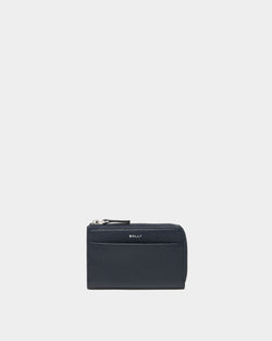 Capitol カードホルダー ネイビーブルーグレインレザー