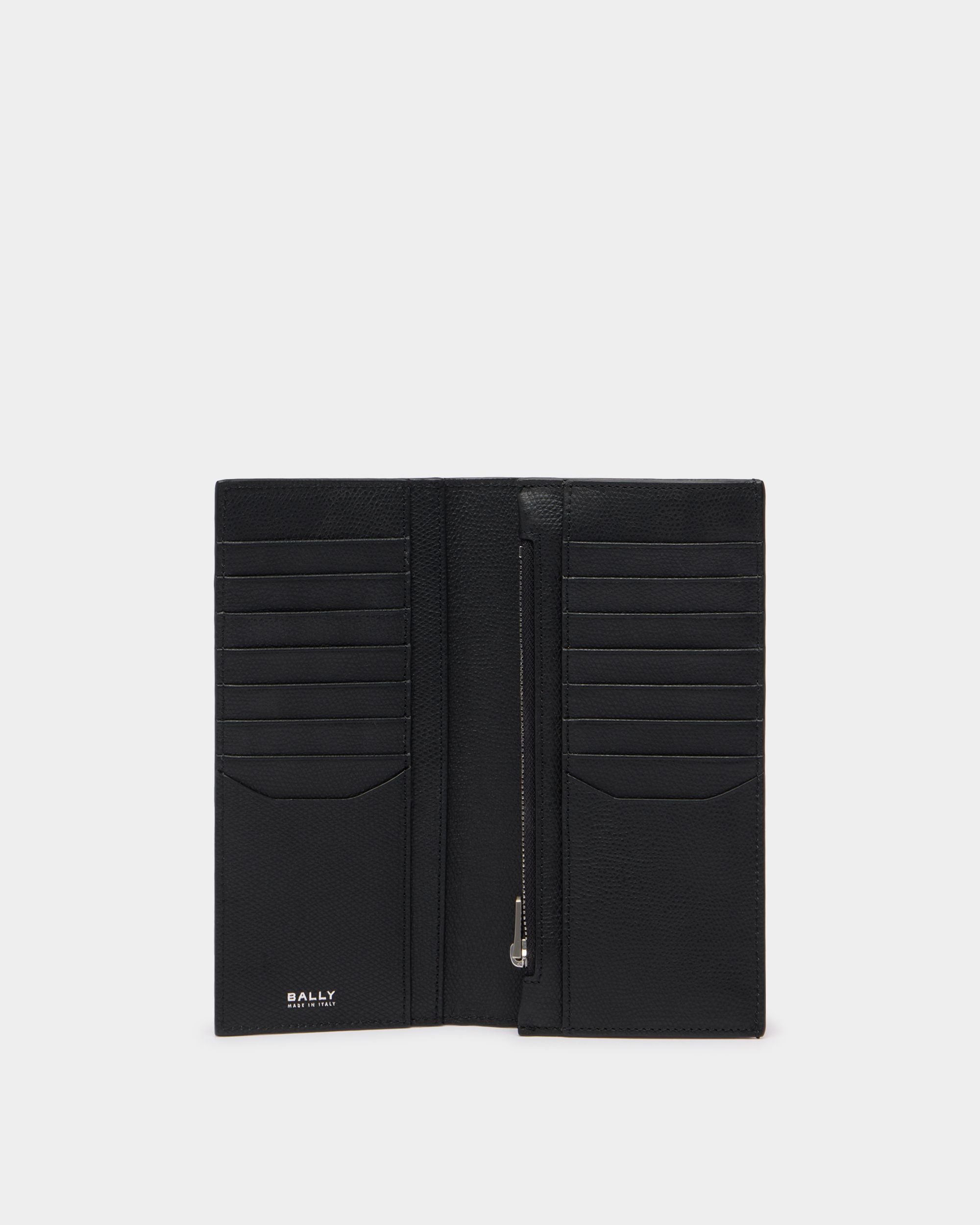Bally Global - Bally Essential コンチネンタルウォレット ブラック グレインレザー - ブラック