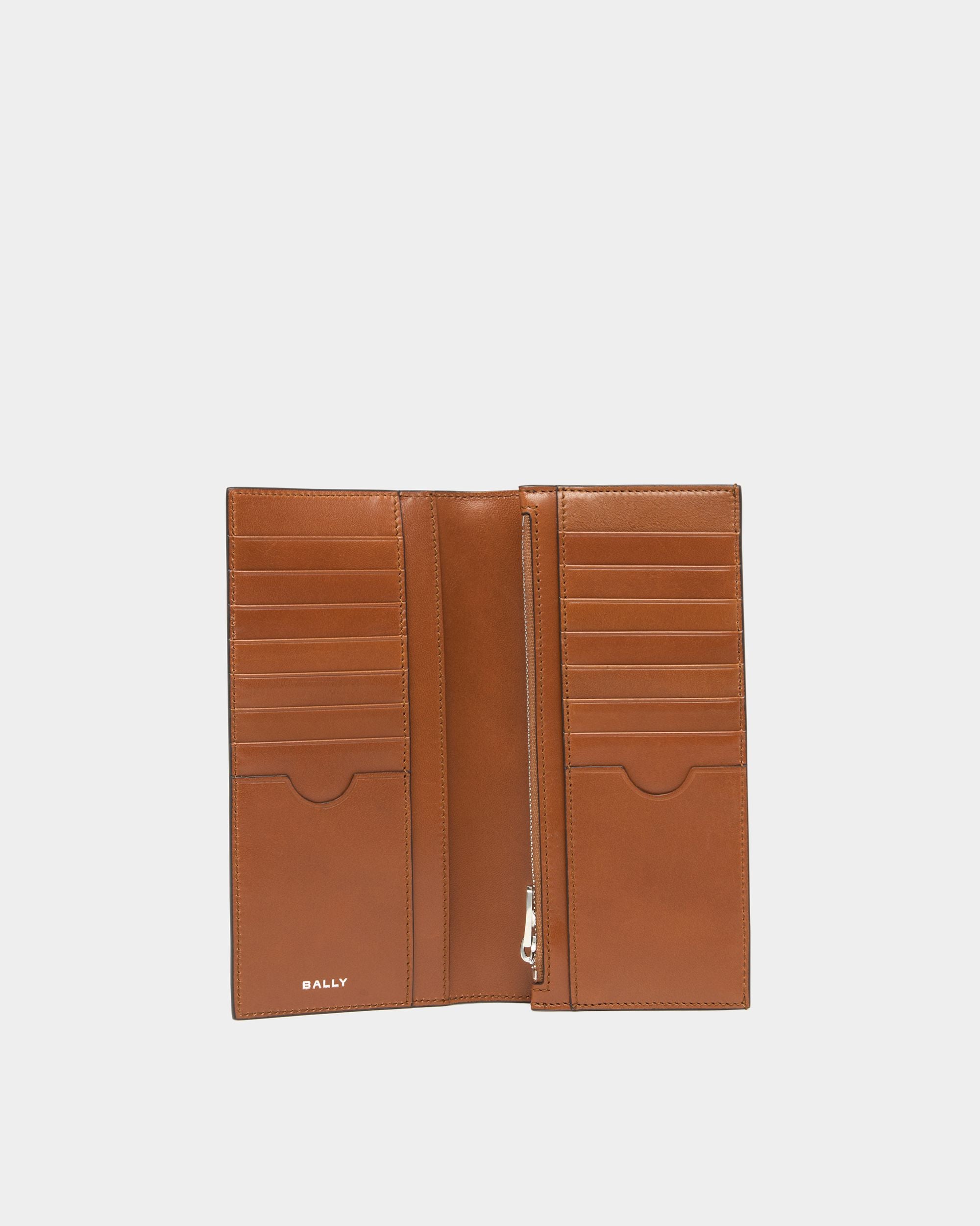 Bally Global - Ray コンチネンタルウォレット アンバーブラウンレザー - ブラウン
