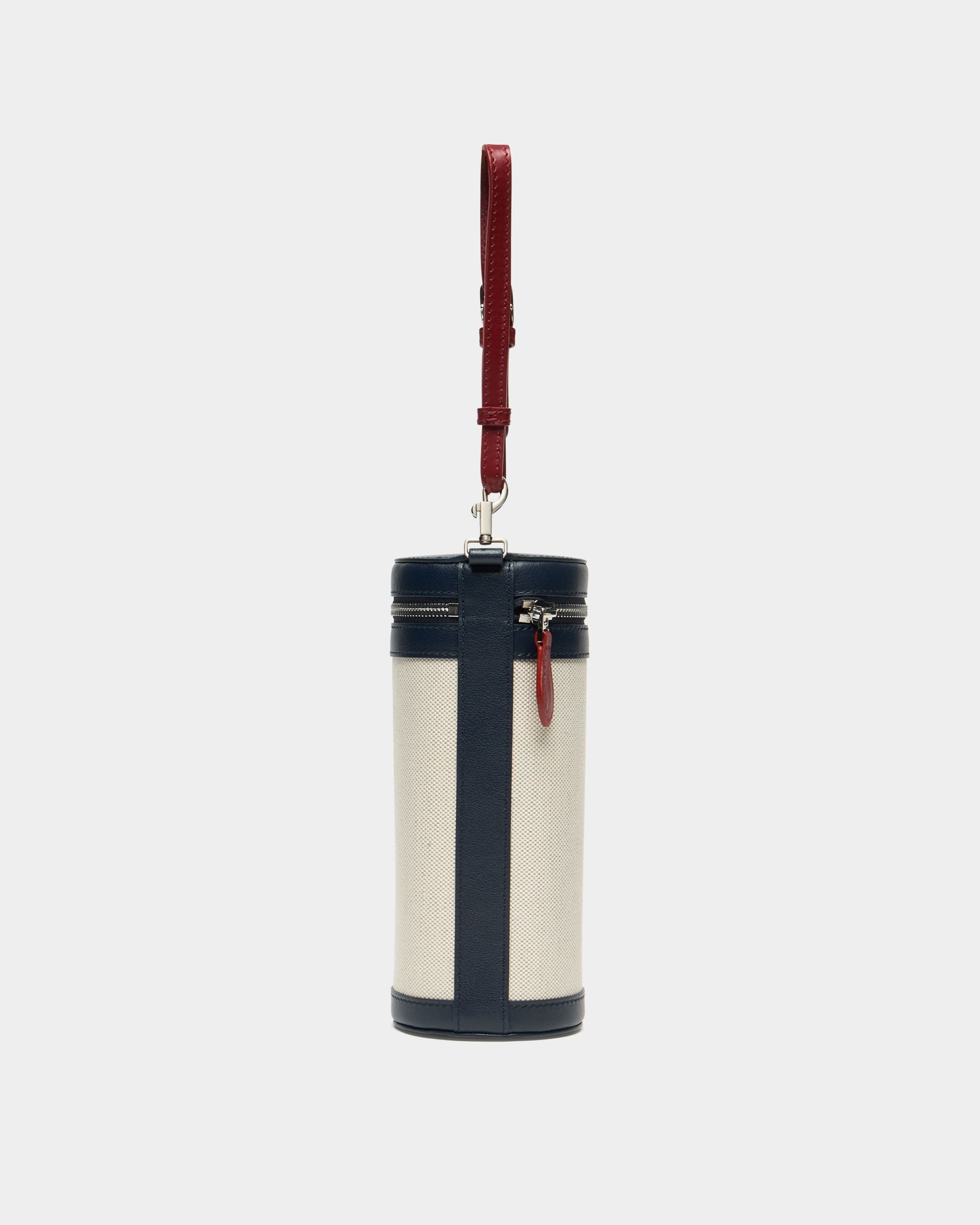 Bally Global - テニスコレクション  ボールケース アイボリーコットンキャンバス＆レザー - ホワイト