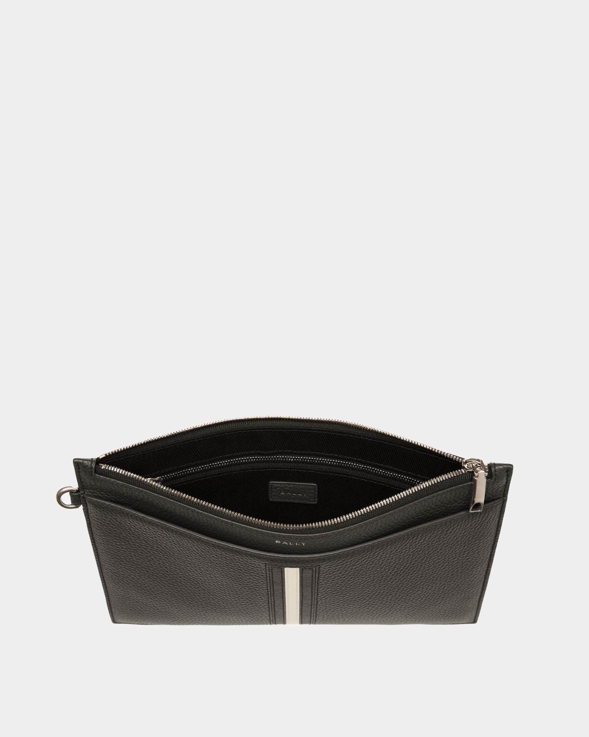 Bally Global - Ribbon ポーチ ブラックグレインレザー - ブラック
