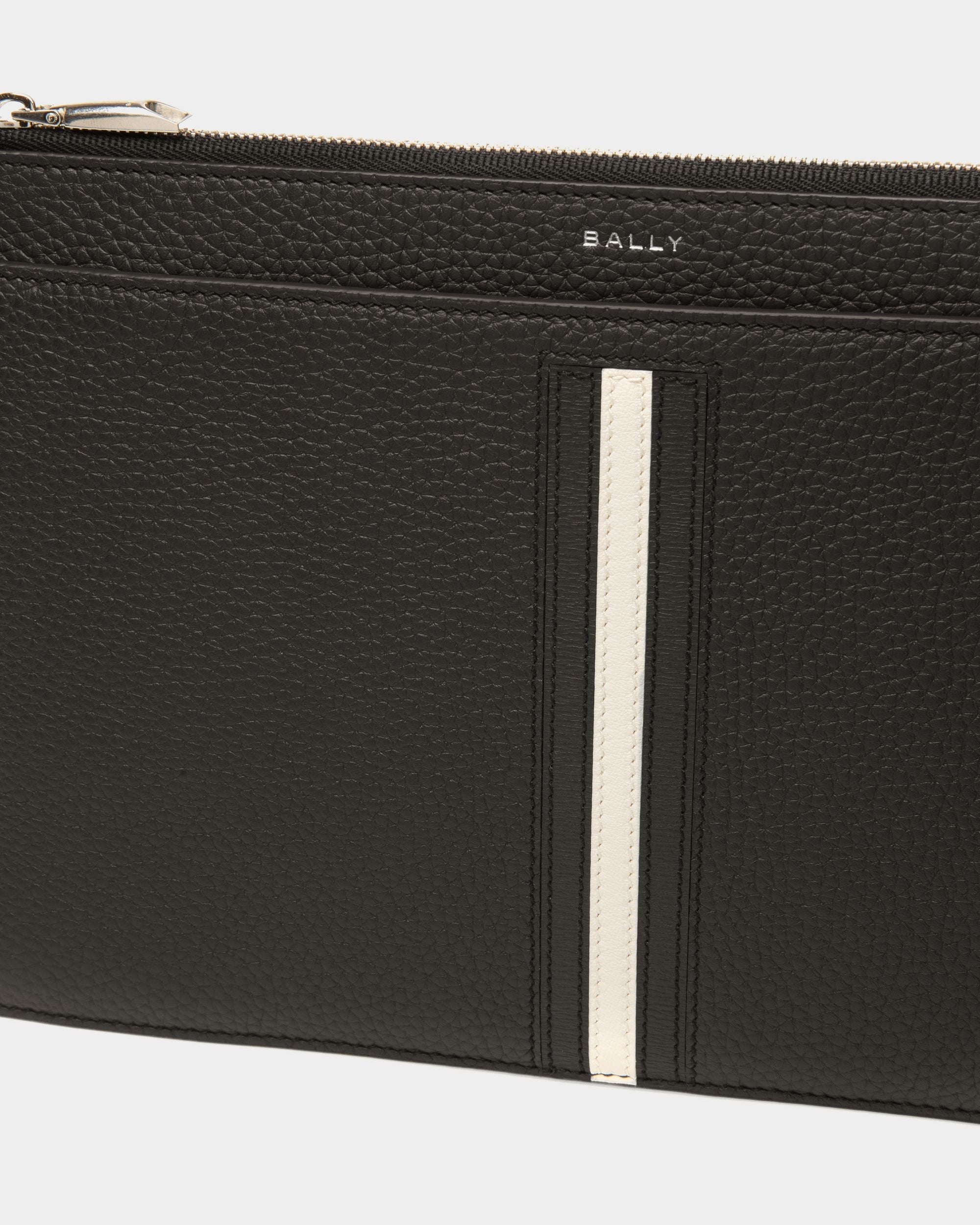 Bally Global - Ribbon ポーチ ブラックグレインレザー - ブラック