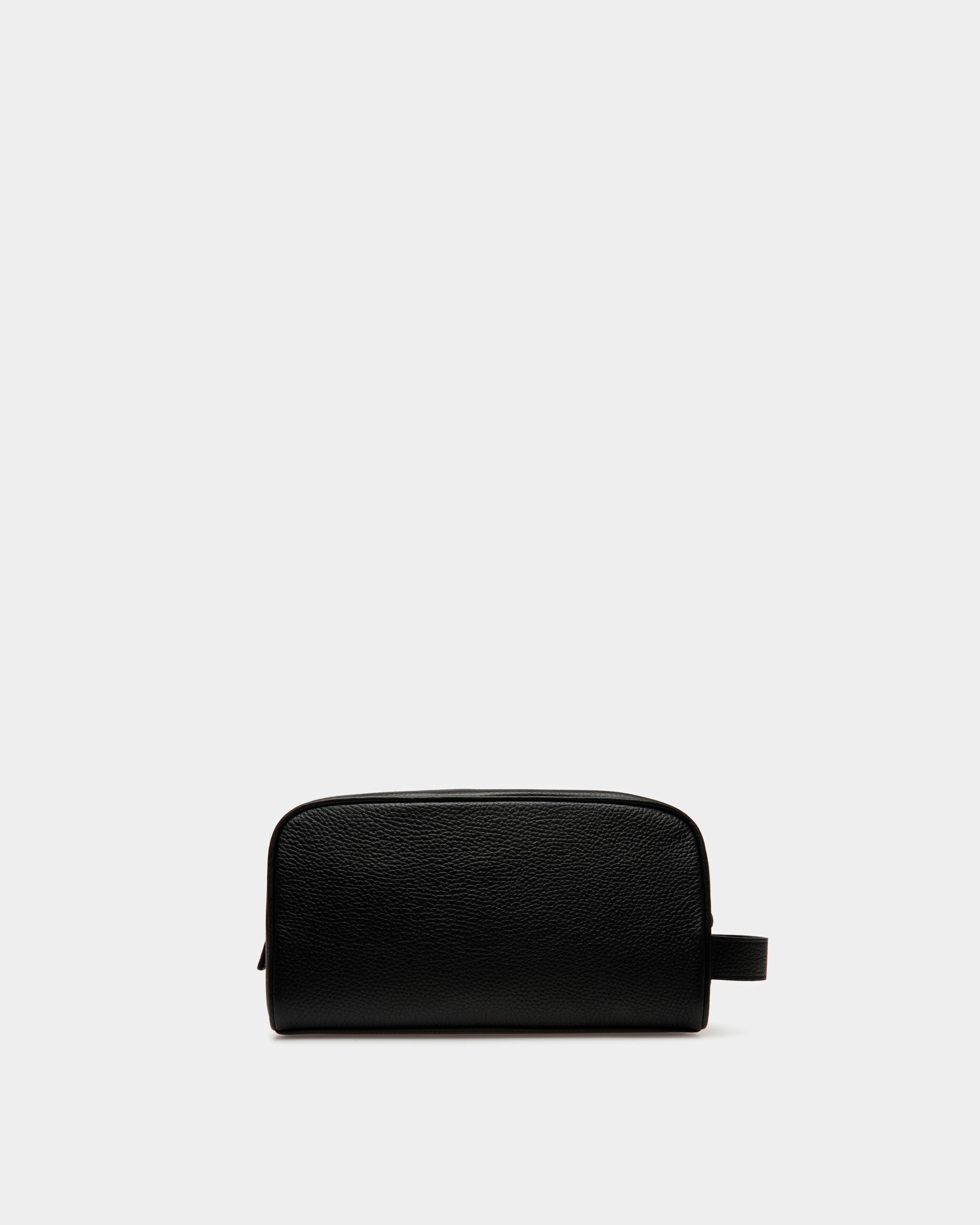 Bally Global - Ribbon Necessaire ブラックグレインレザー - ブラック