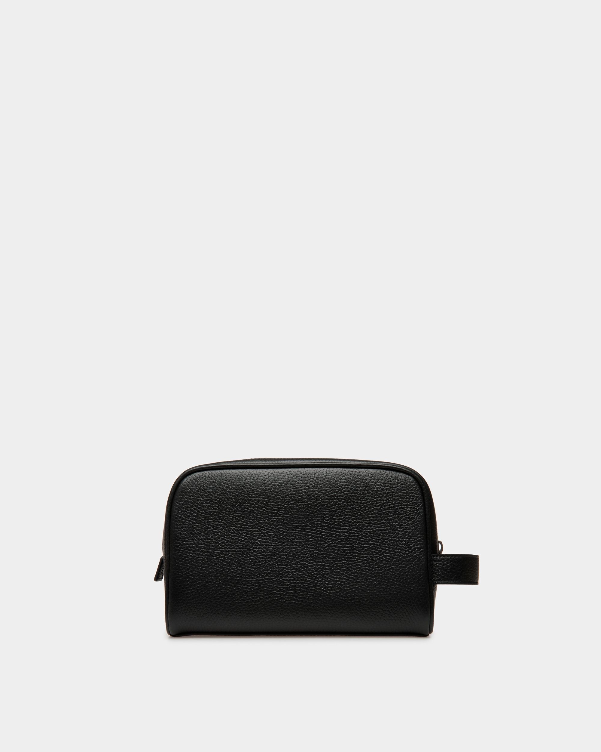 Bally Global - Ribbon Toiletry Bag In Black Leather - ブラック