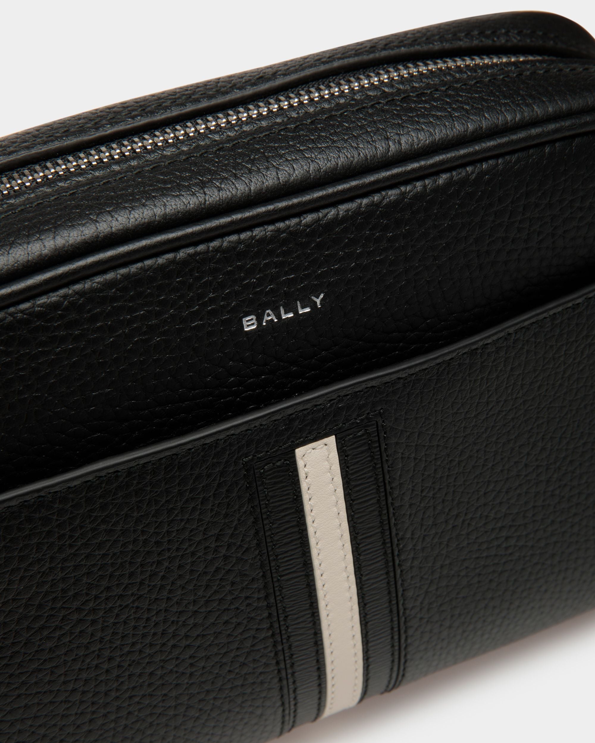 Bally Global - Ribbon Toiletry Bag In Black Leather - ブラック