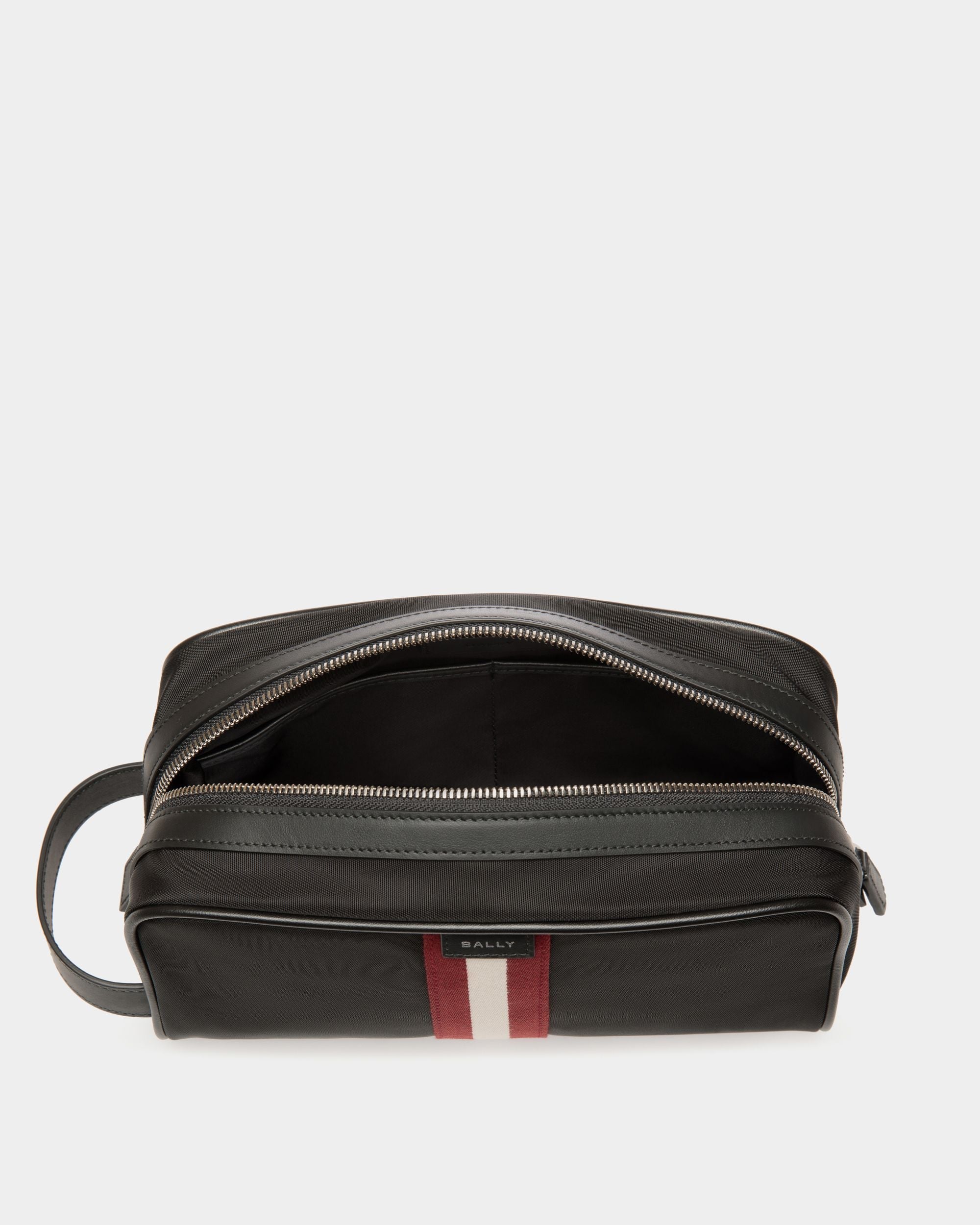 Bally Global - Code ポーチ ブラック ナイロン - ブラック