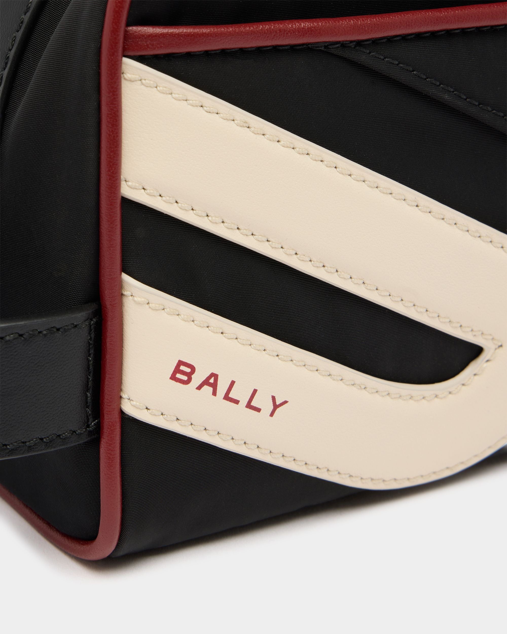 Bally Global - Code Necessaire in Black Fabric and Leather - Black