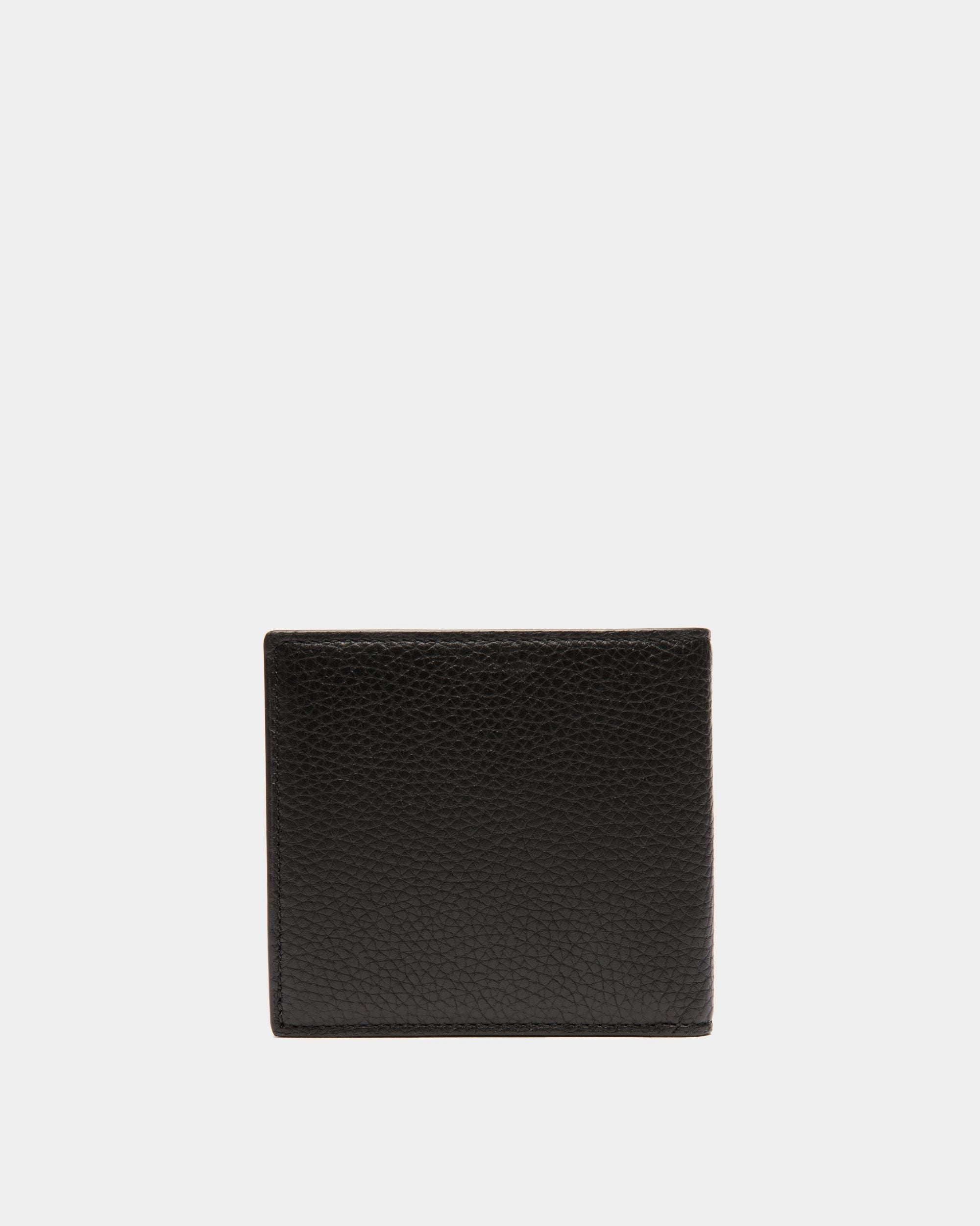 Bally Global - Ribbon Bifold Wallet In Black Grained Leather - Black