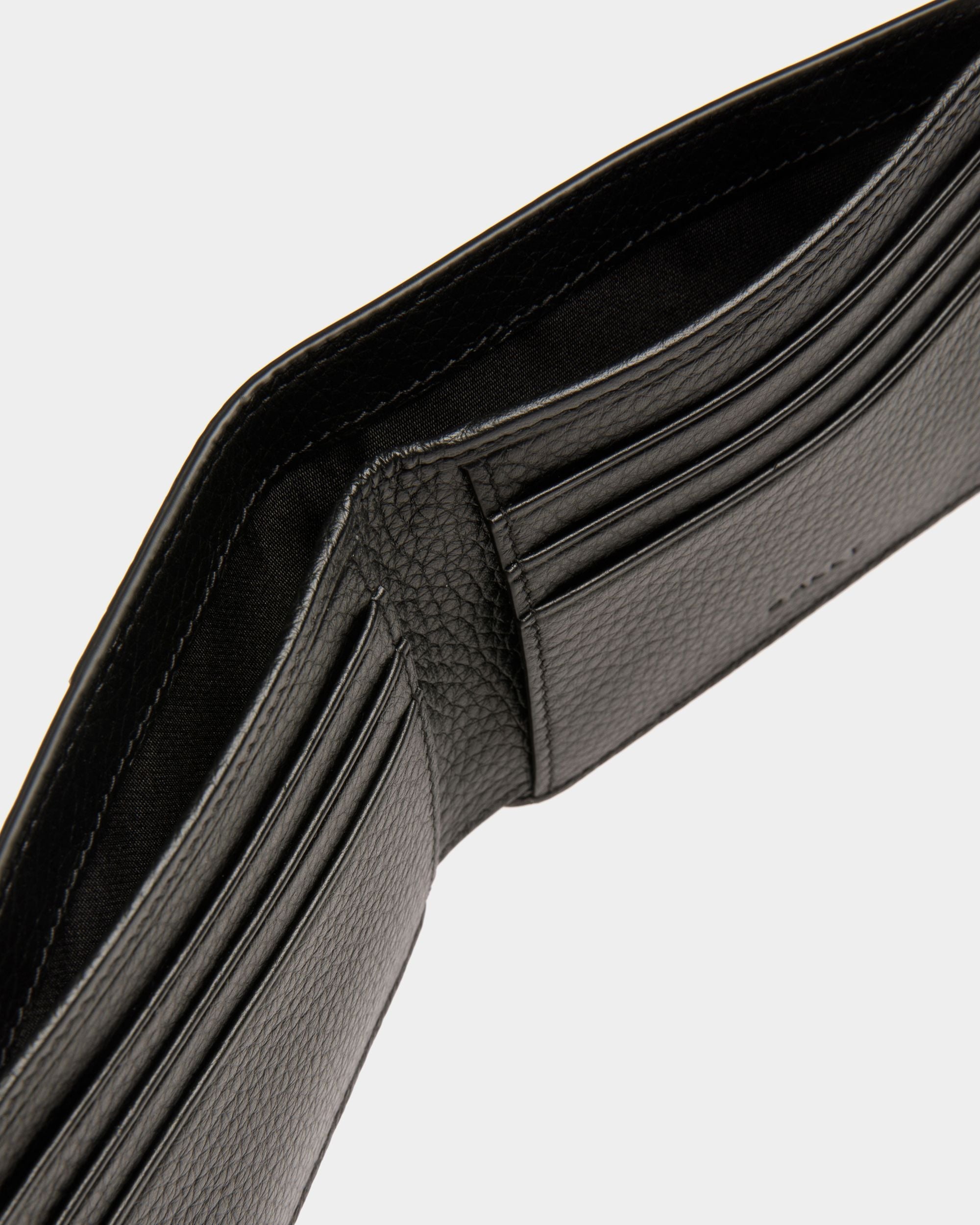 Bally Global - Ribbon ウォレット ブラックグレインレザー - ブラック