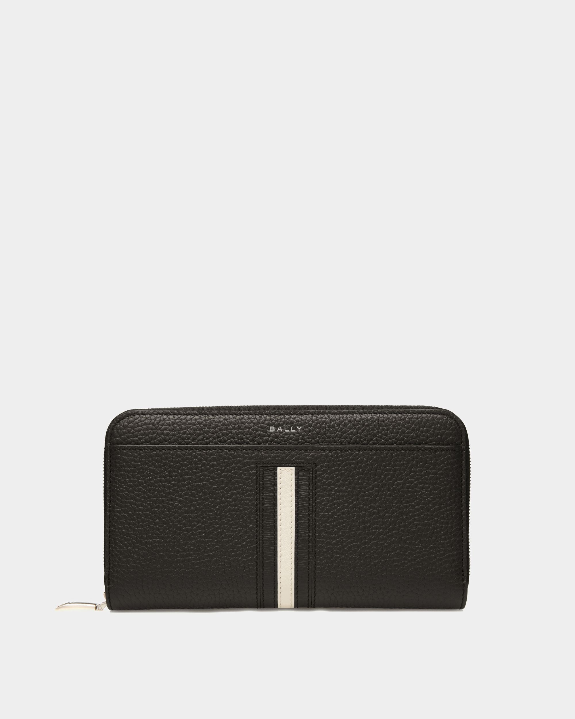 Bally Global - Ribbon Wallet In Black Leather - Black