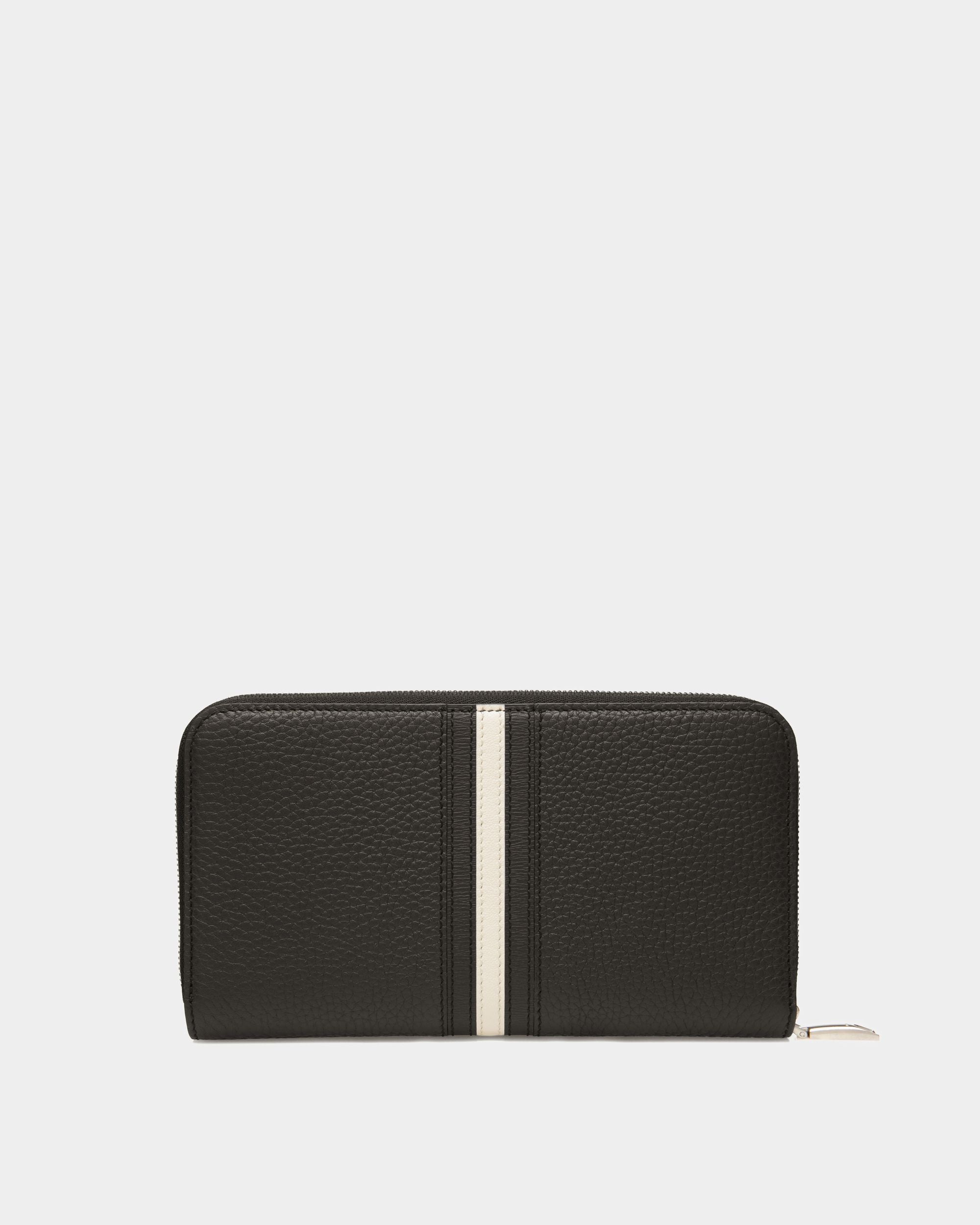 Bally Global - Ribbon Wallet In Black Leather - Black