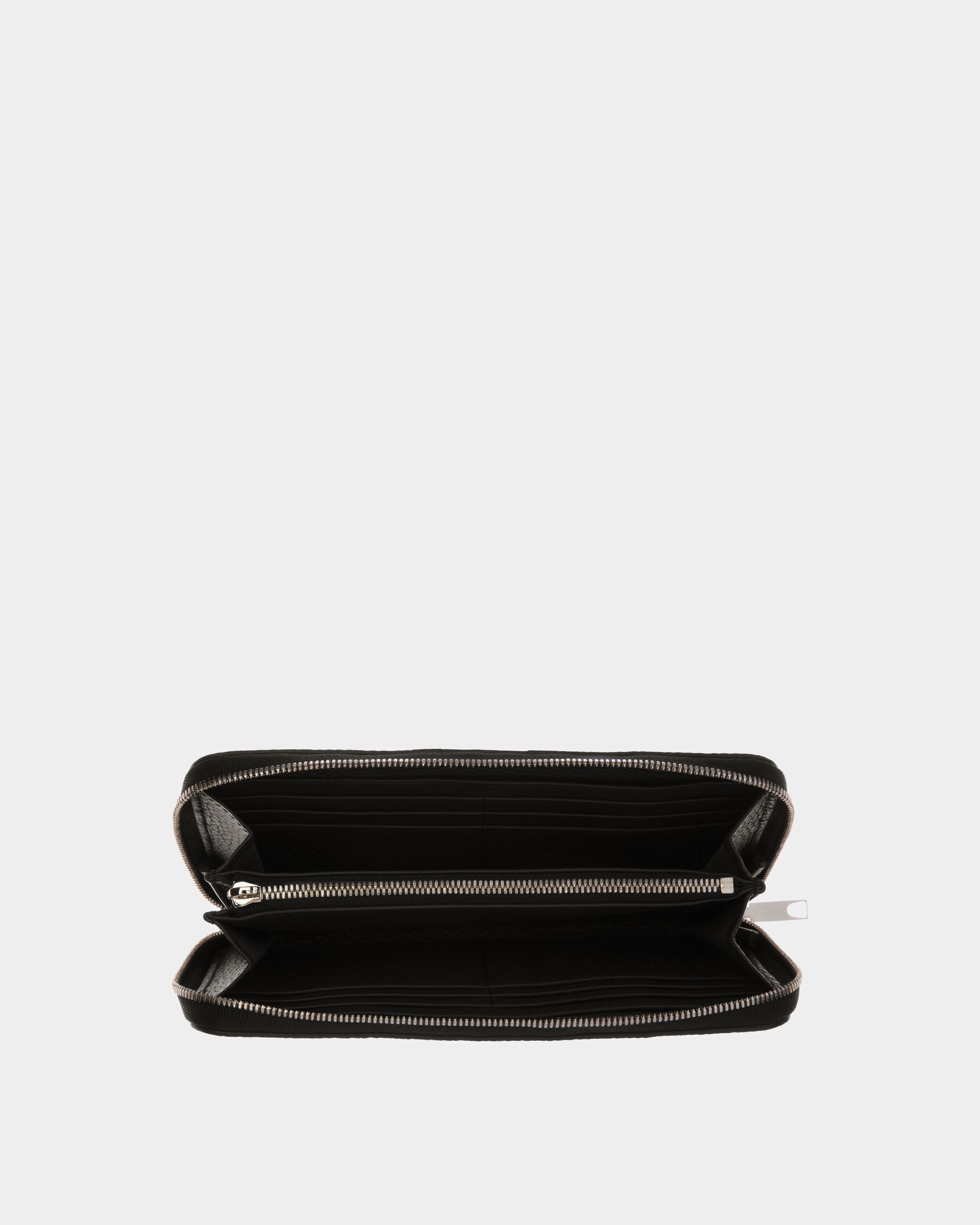 Bally Global - Ribbon Wallet In Black Leather - Black