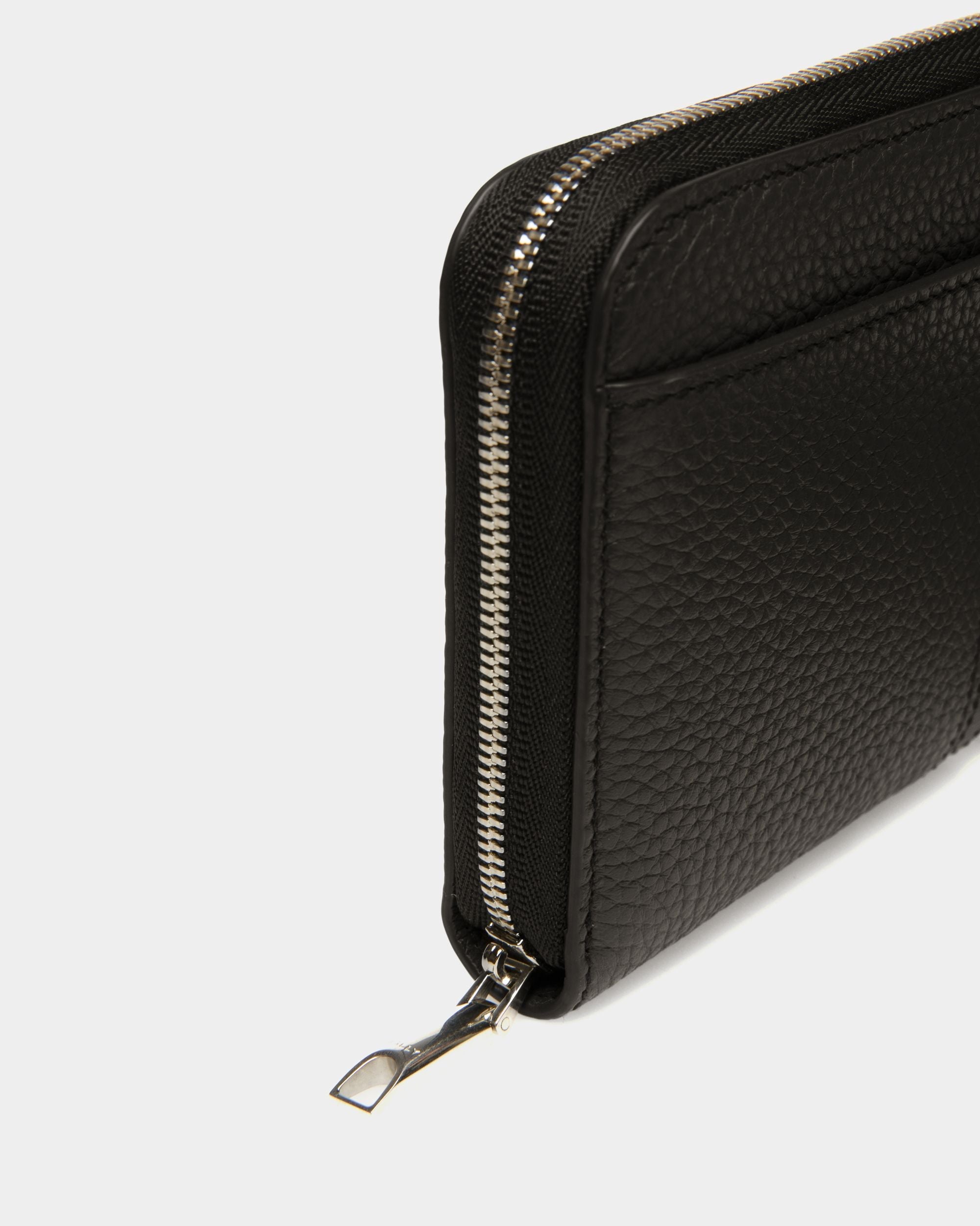 Bally Global - Ribbon Wallet In Black Leather - Black