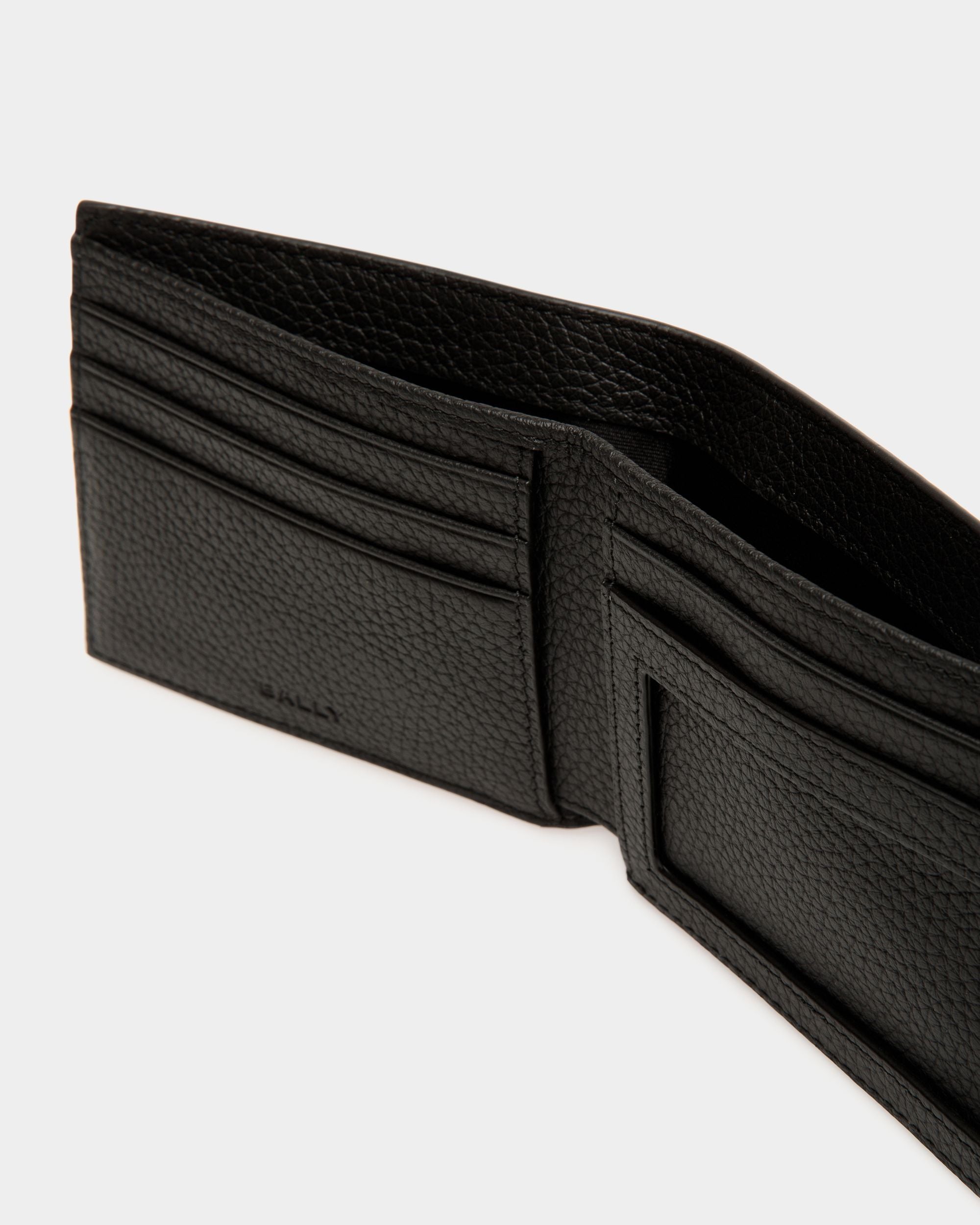 Bally Global - Ribbon バイフォールド ブラックレザー - ブラック