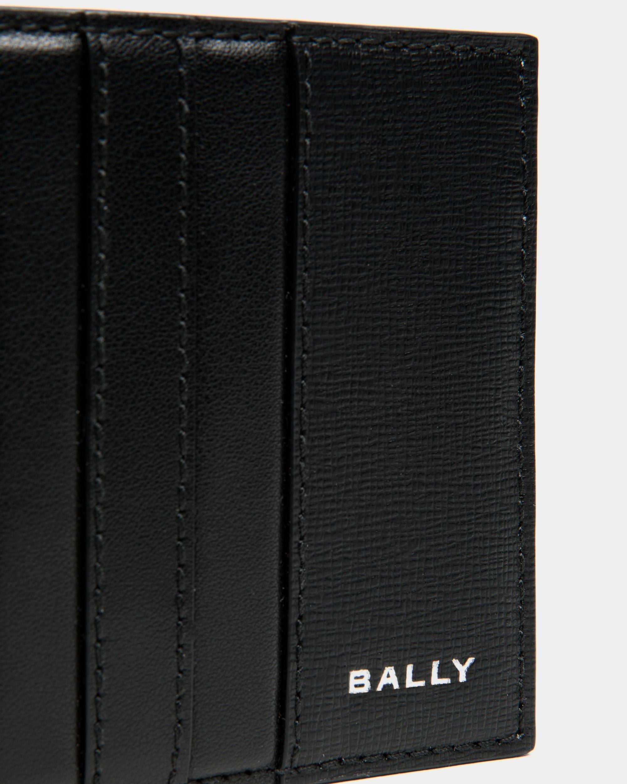 Bally Global - Mythos バイフォールドウォレット ブラック 皮革繊維再生複合材 - ブラック