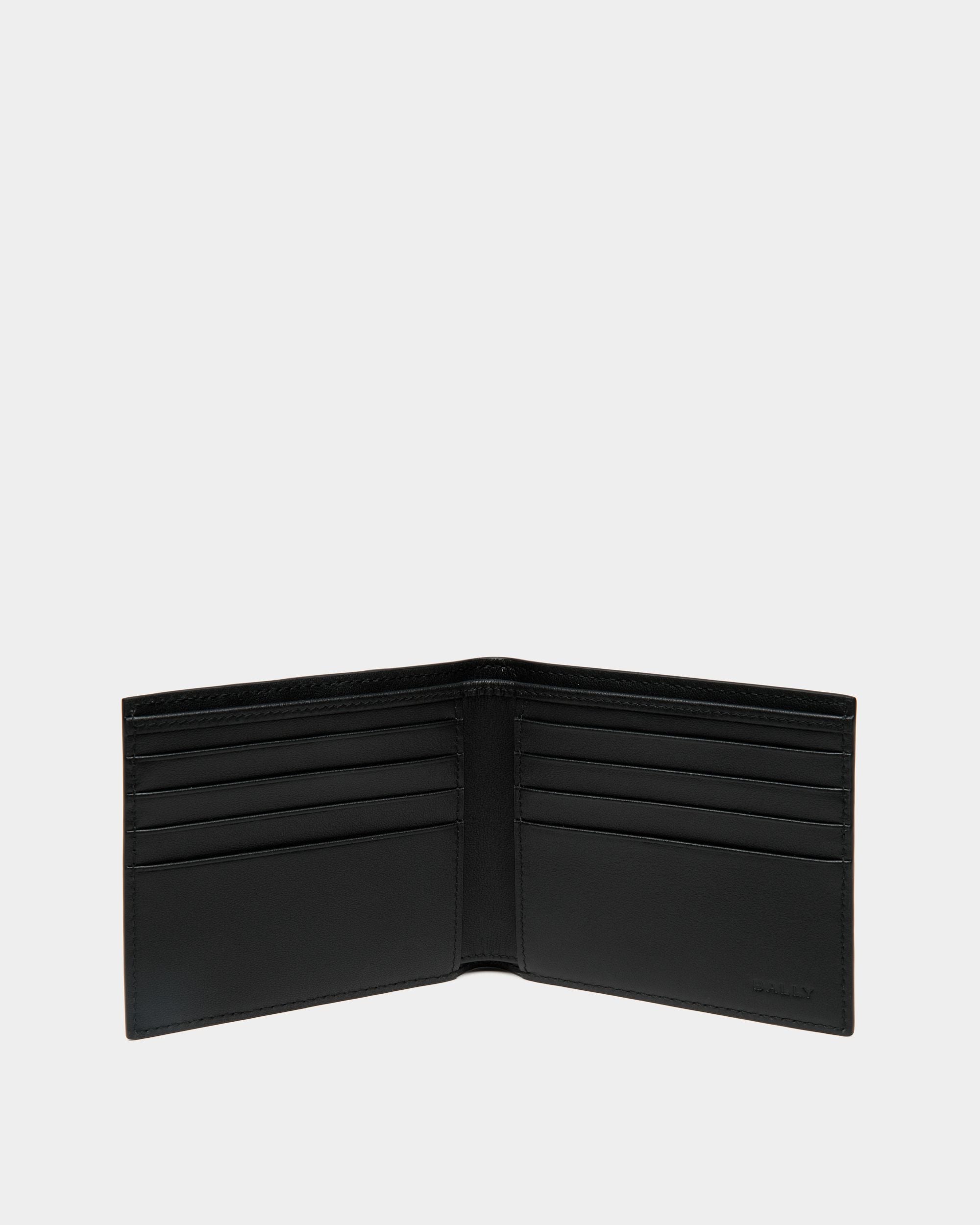 Bally Global - Mythos バイフォールドウォレット ブラック 皮革繊維再生複合材 - ブラック