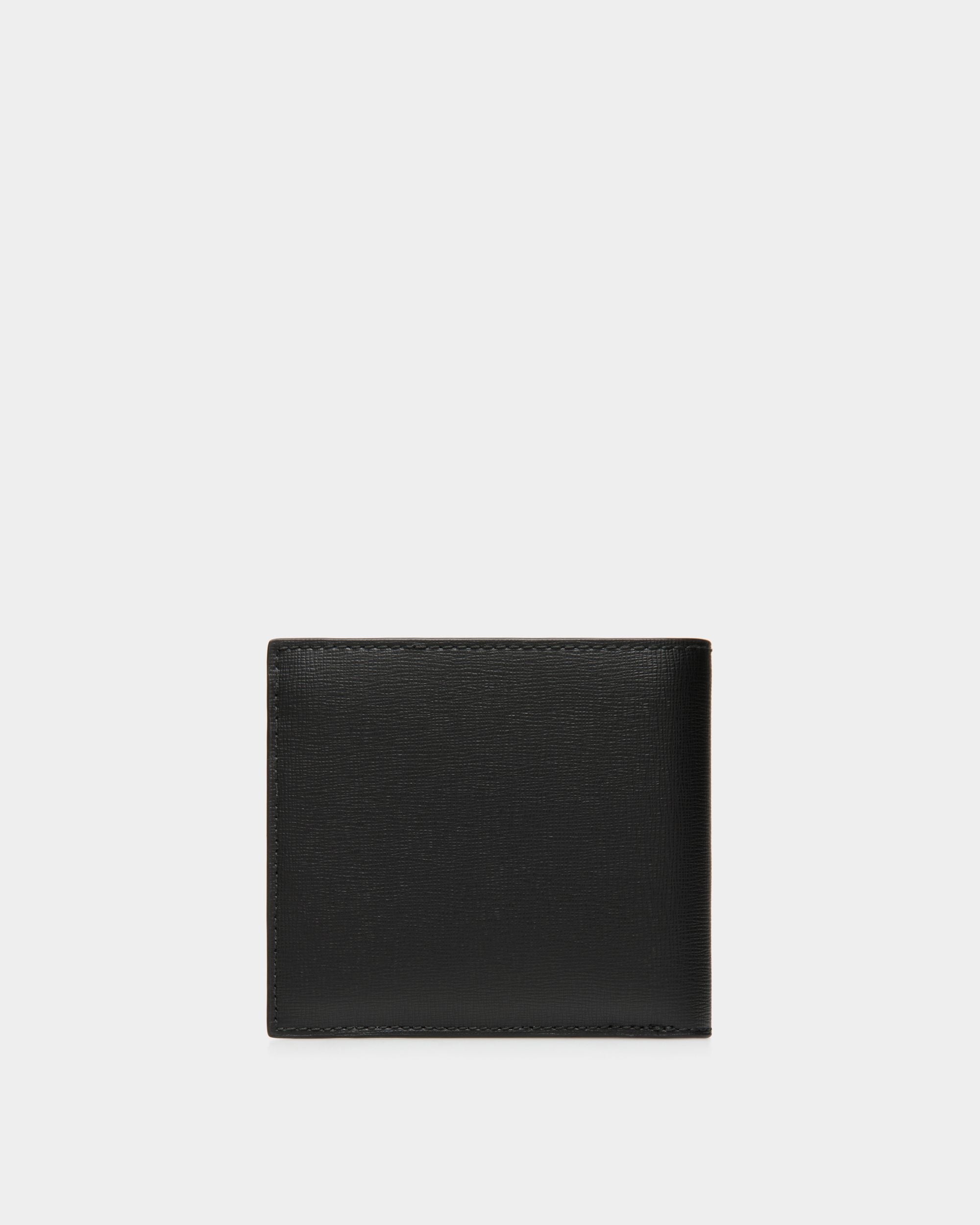 Bally Global - Mythos バイフォールドウォレット ブラック 皮革繊維再生複合材 - ブラック