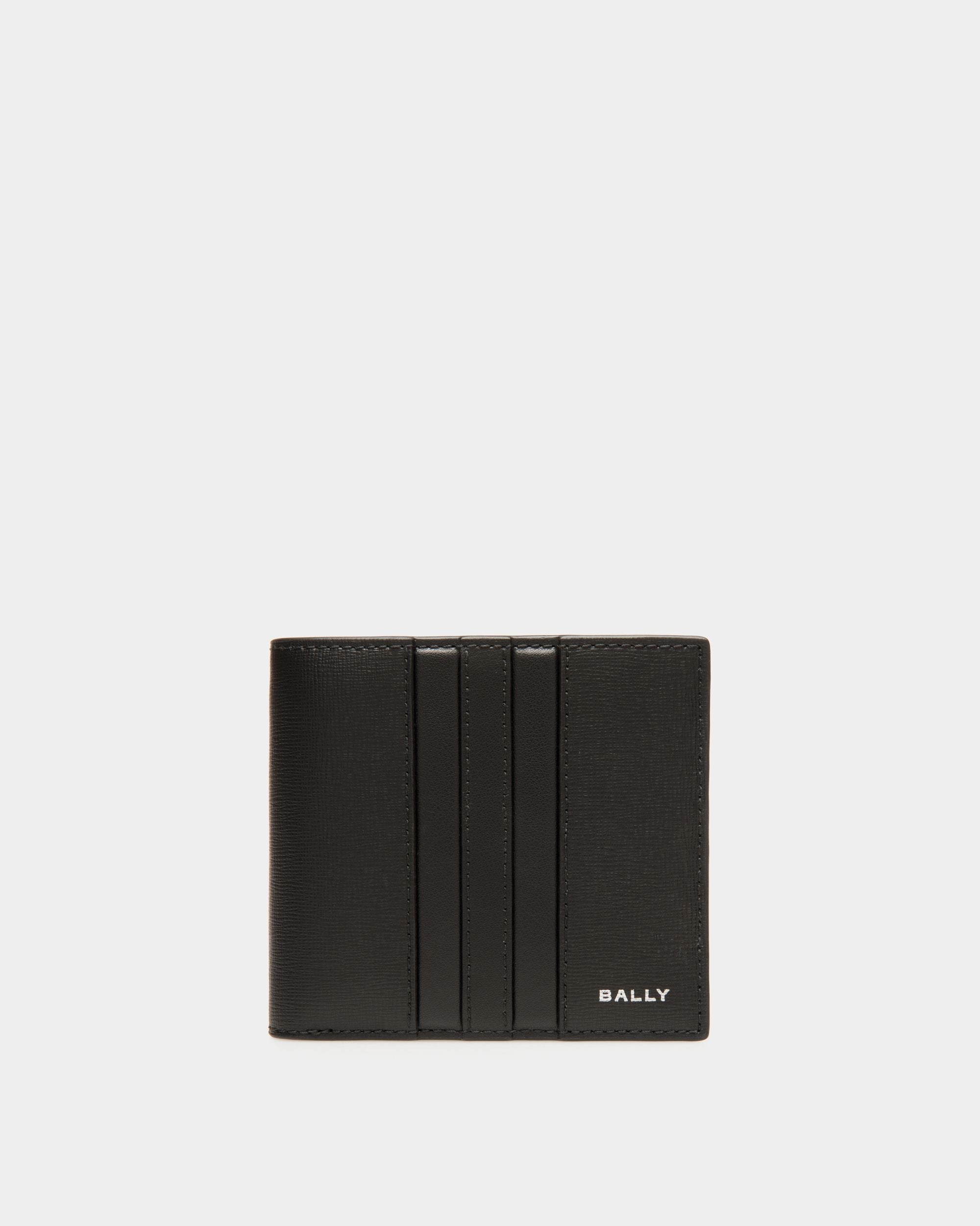 Bally Global - Mythos Bifold In Black Recycled Leather - Black