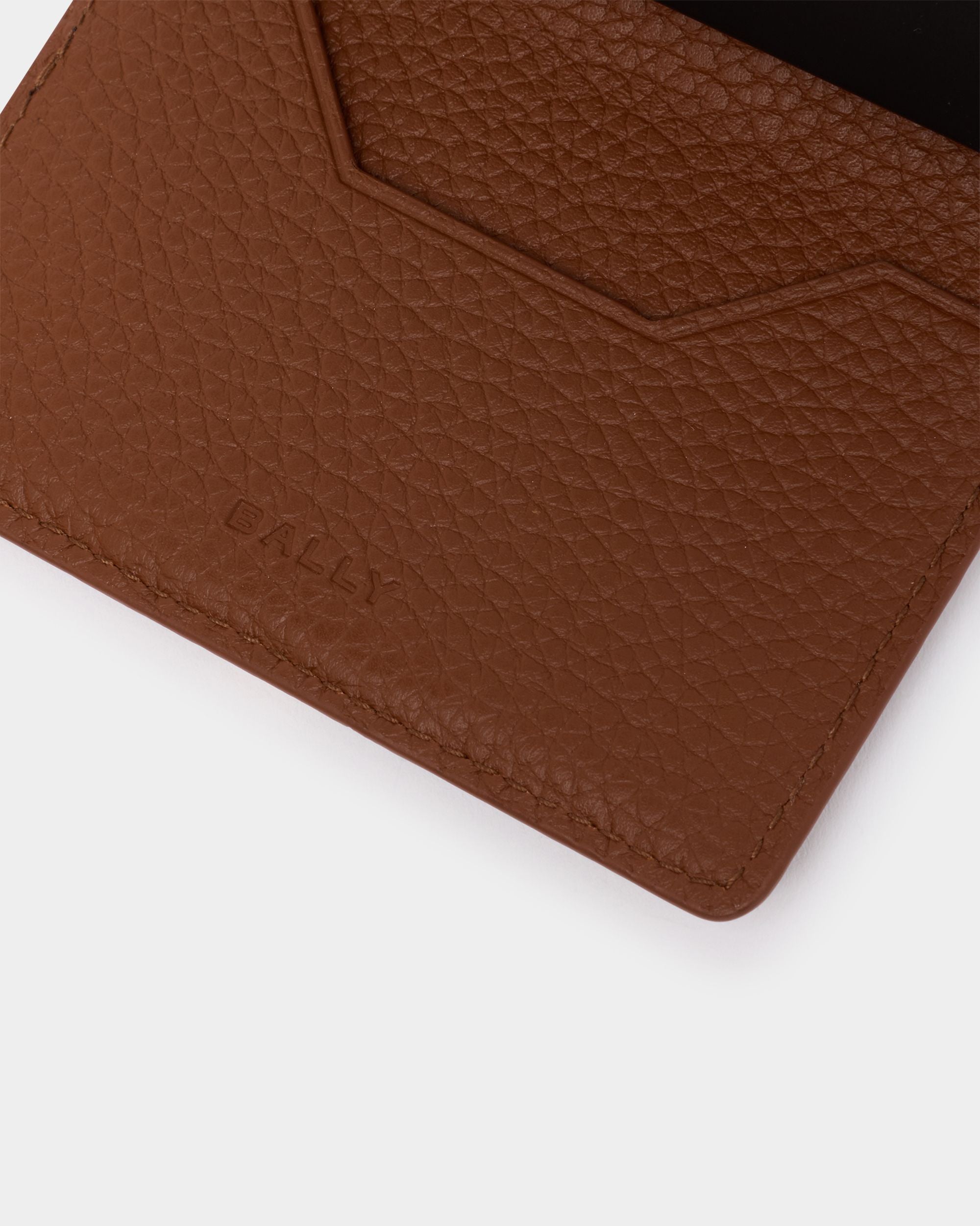 Bally Global - Ribbon Smart ウォレット アンバーブラウン グレインレザー - ブラウン