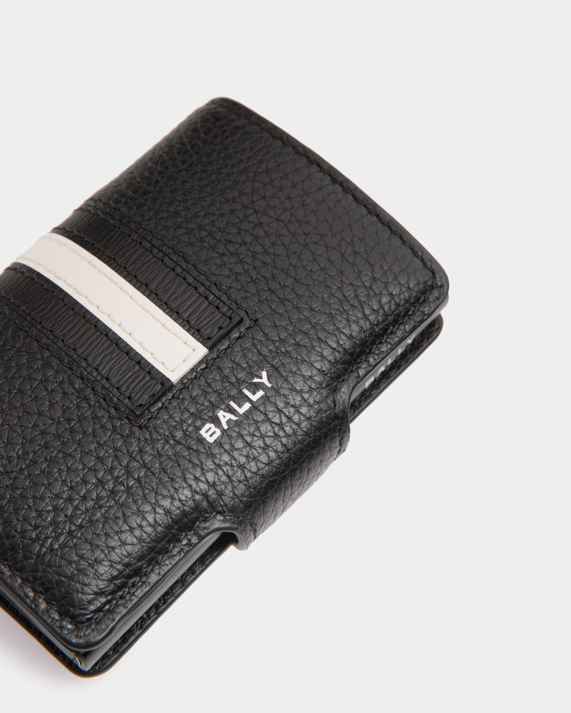 Bally Global - Ribbon Smart Wallet in Black Leather - Black