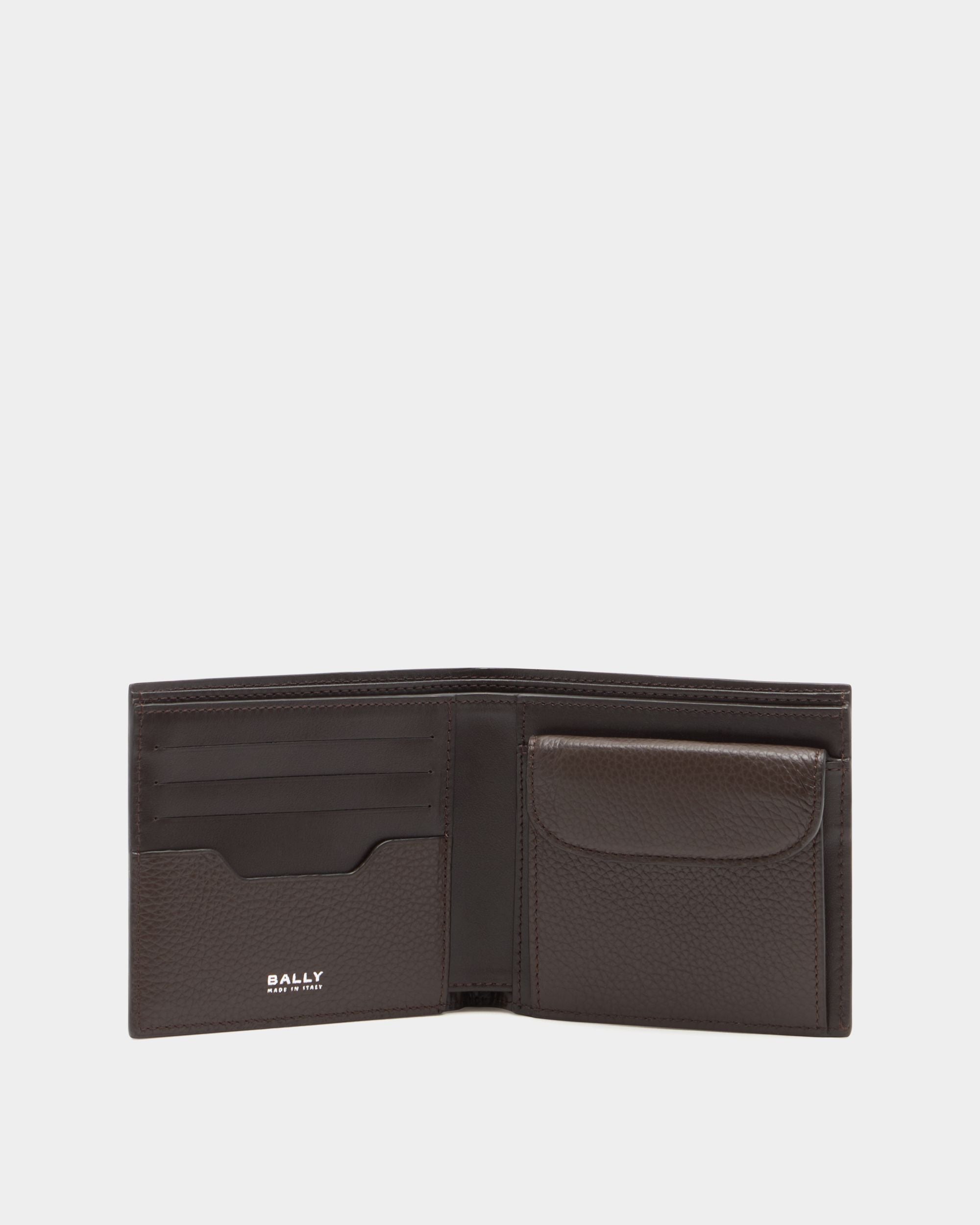 Bally Global - Capitol Wallet in Ebano Grained Leather - Brown