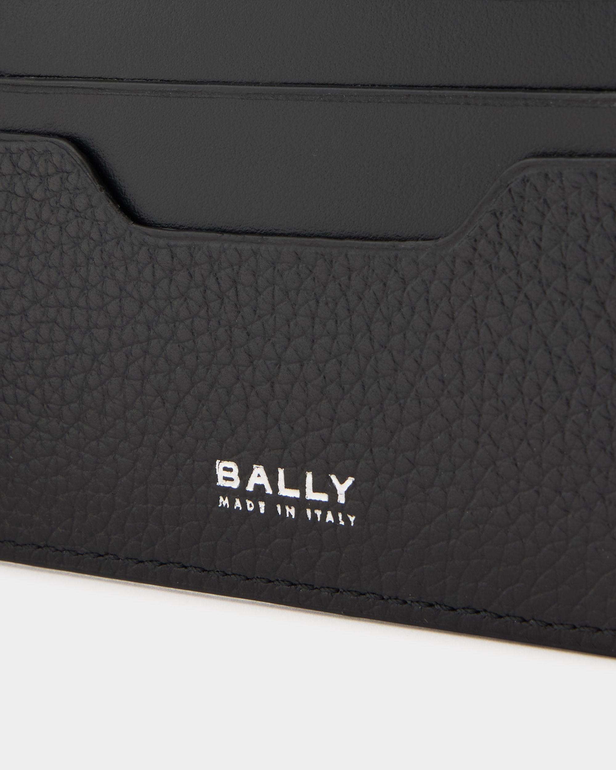 Bally Global - Capitol ウォレット ブラック グレインレザー - ブラック