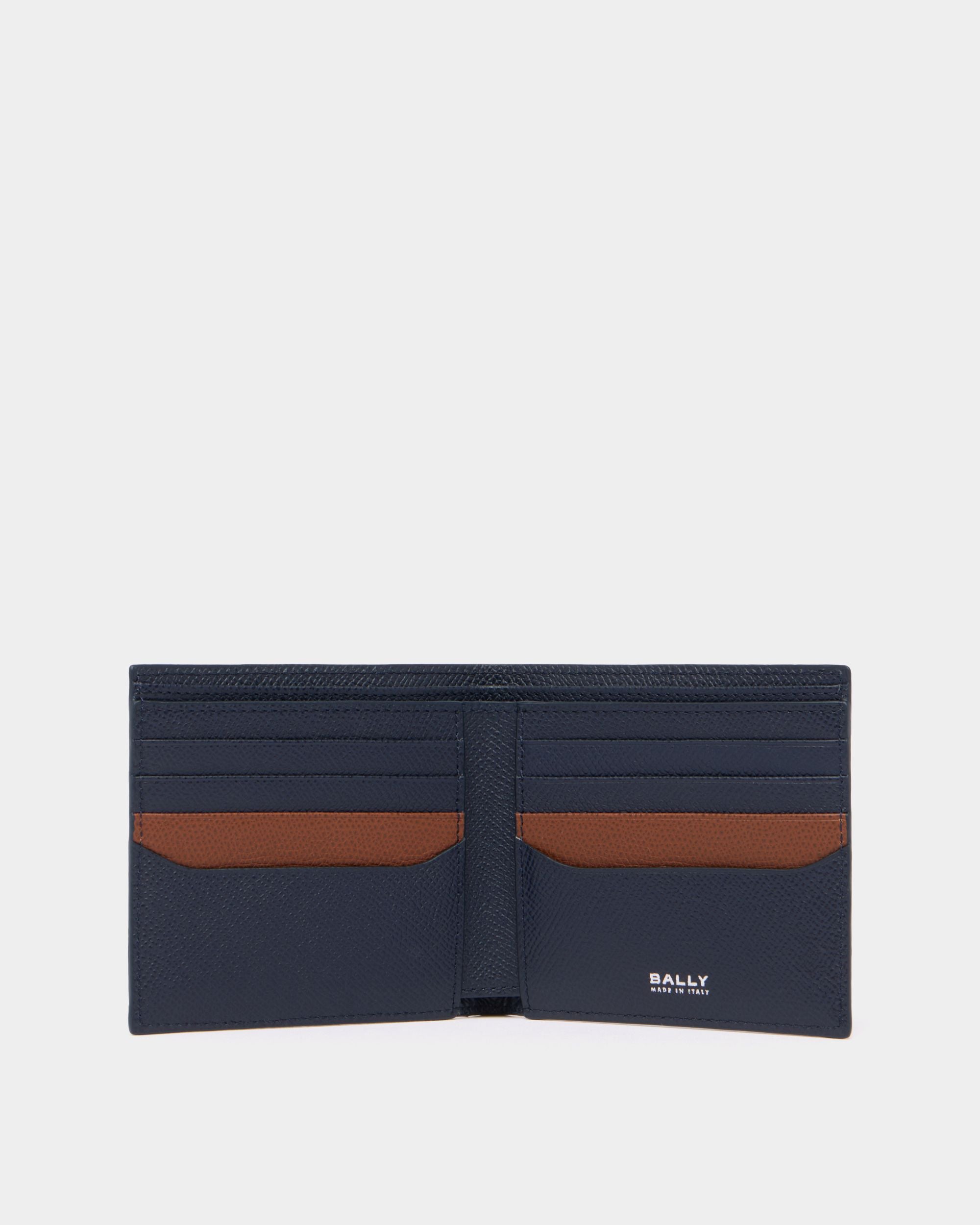Bally Global - Bally Essential ウォレット ネイビーブルーリサイクルレザー - ブルー