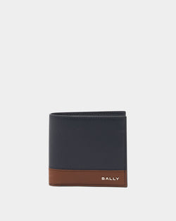 Bally Essential ウォレット ネイビーブルーグレインレザー