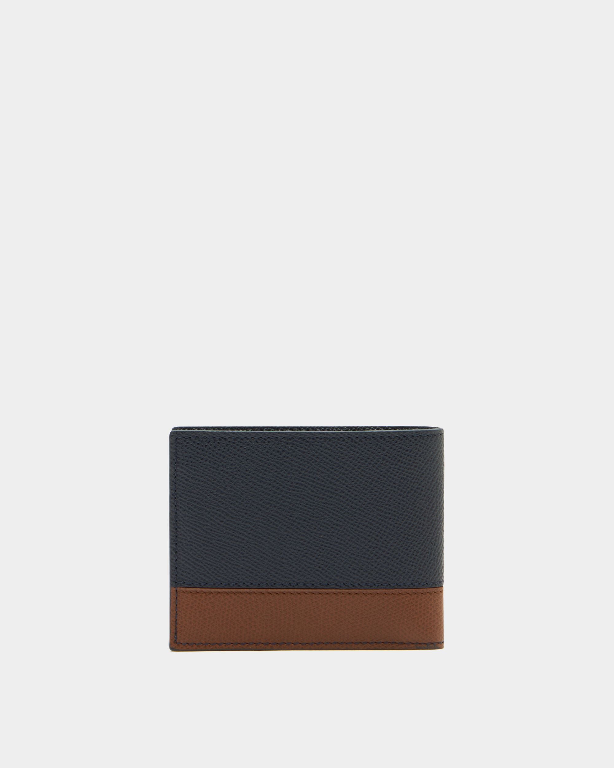 Bally Global - Bally Essential ウォレット ネイビーブルーグレインレザー - ブルー