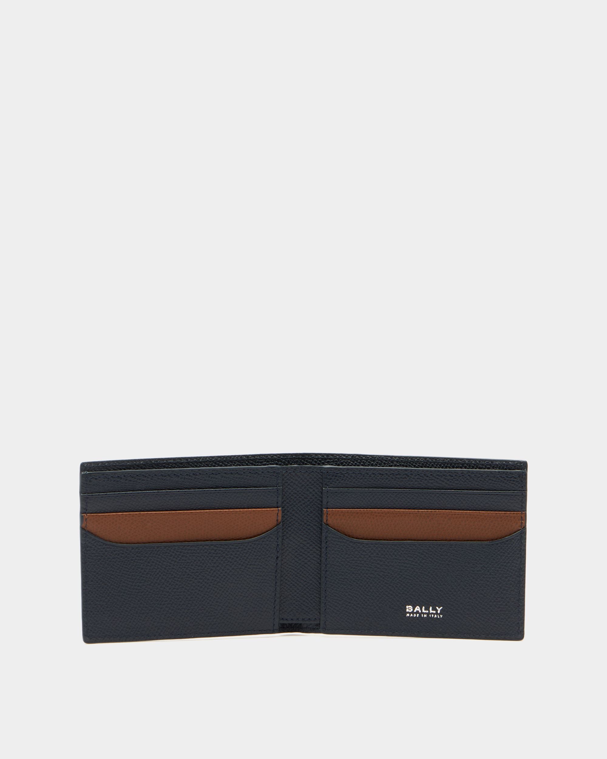 Bally Global - Bally Essential ウォレット ネイビーブルーグレインレザー - ブルー