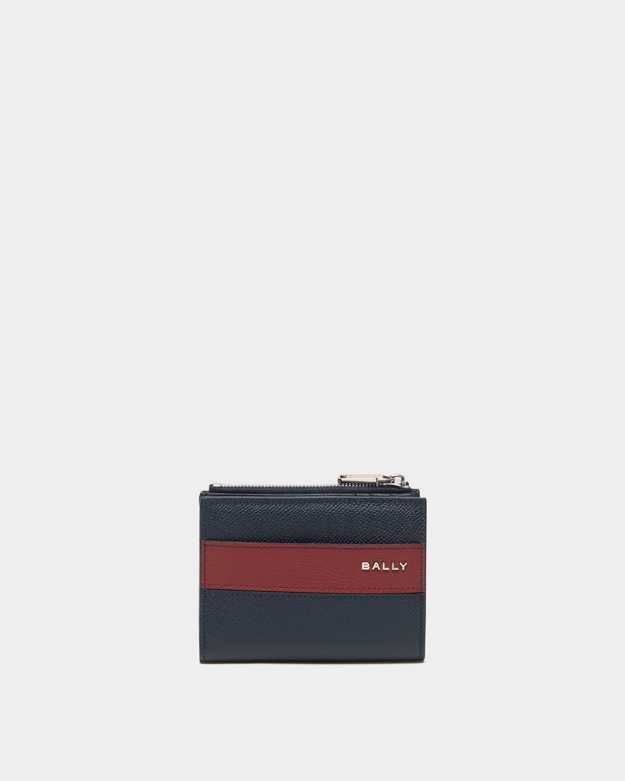 Men's ブルー Bally Essential バイフォールドウォレット ネイビー