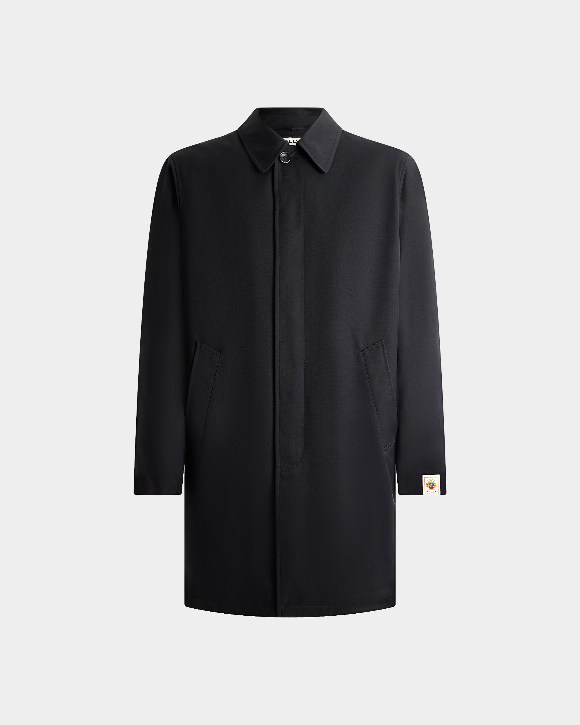 Bally Global - カーコート ネイビーブルー コットン＆ポリエステルブレンド - ブルー