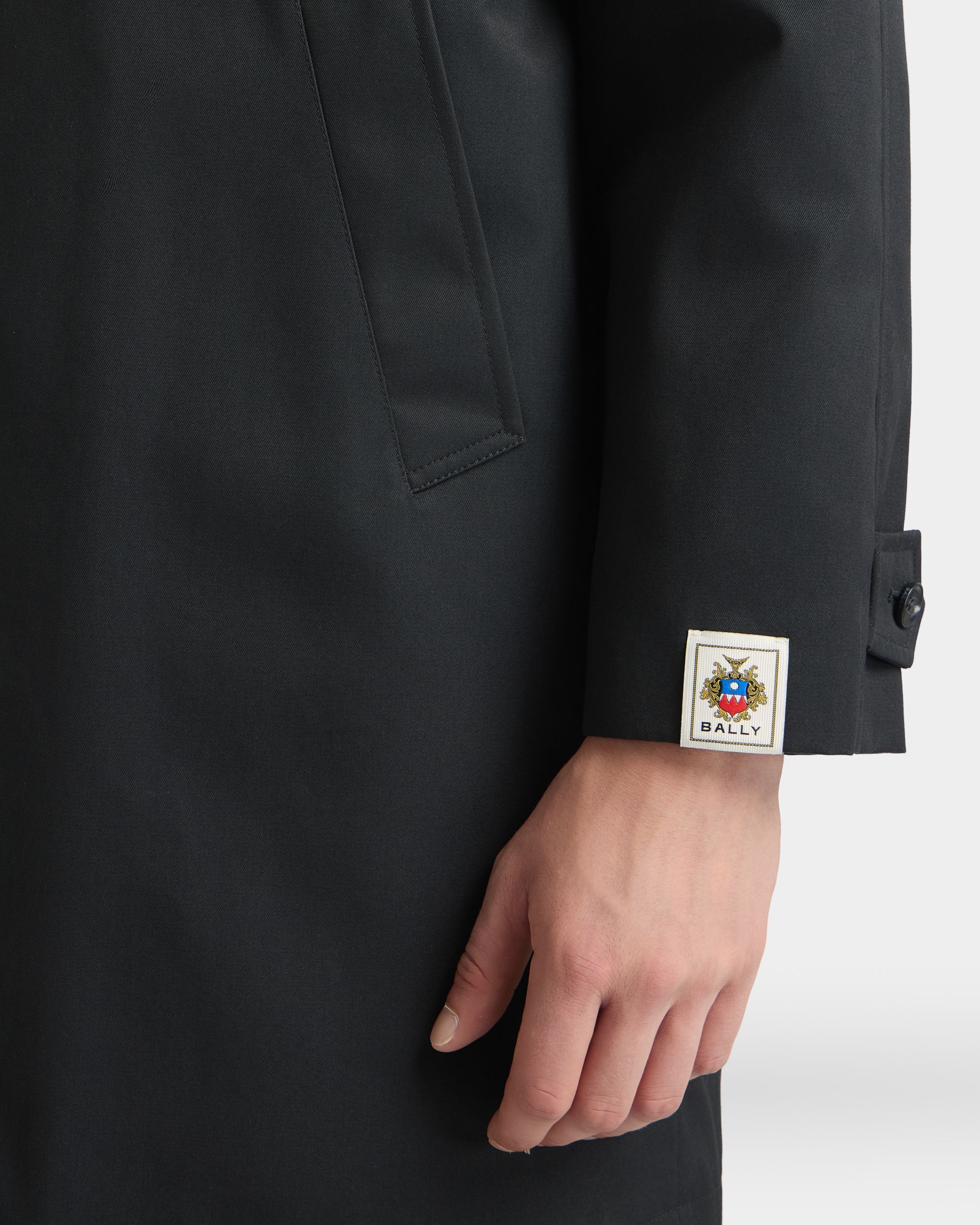 Bally Global - カーコート ネイビーブルー コットン＆ポリエステルブレンド - ブルー