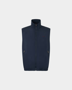 Vest in Navy Blue Fabric