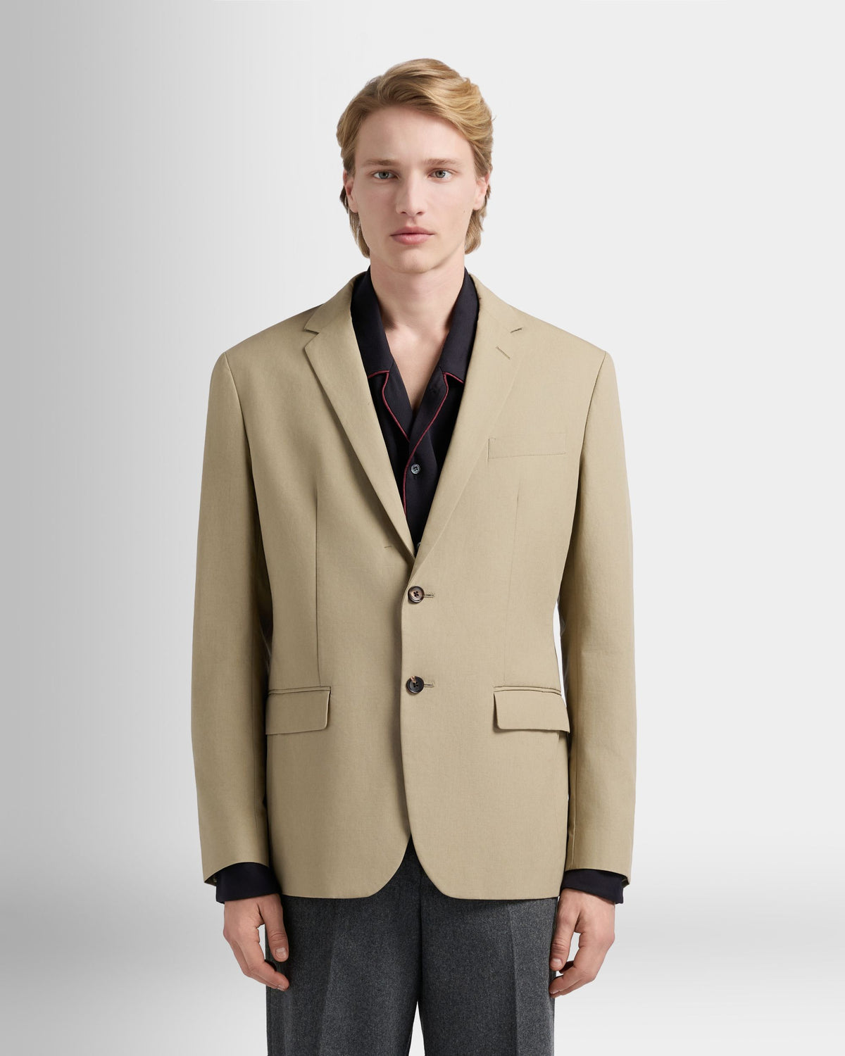 Bally Global - Blazer in Light Beige Cotton - Beige