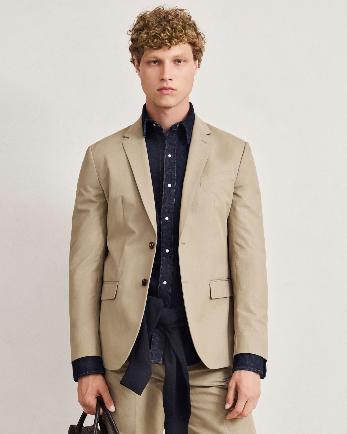 Bally Global - Blazer in Light Beige Cotton - Beige