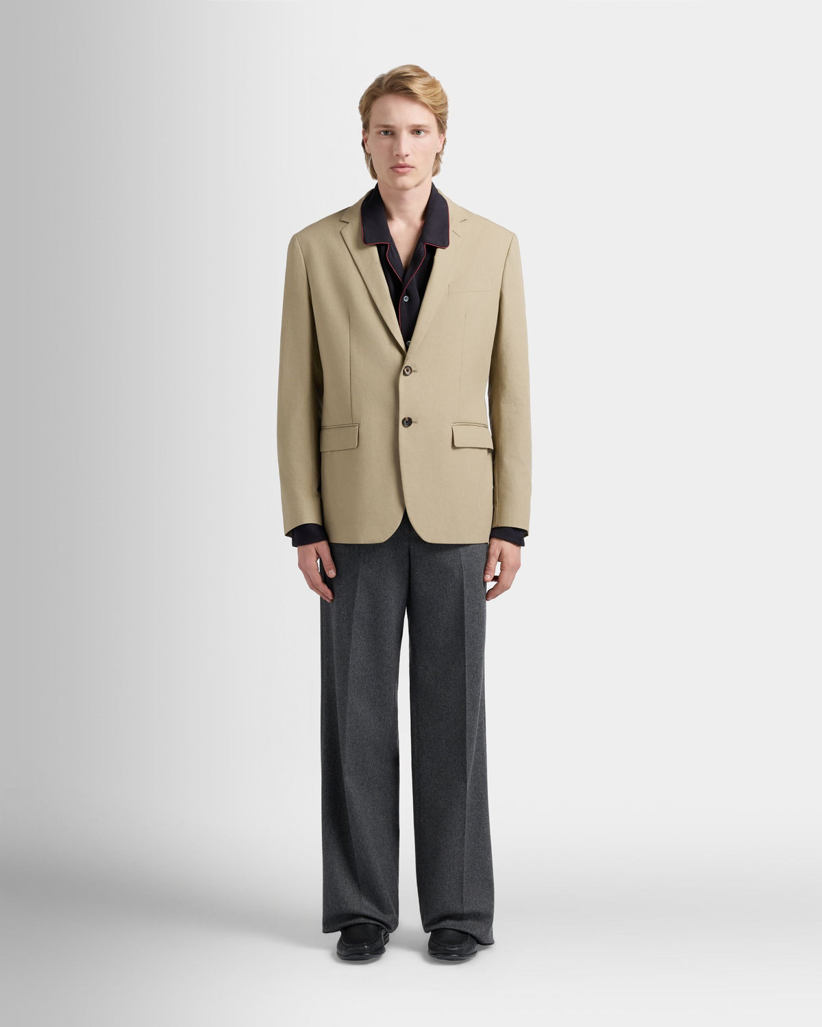 Bally Global - Blazer in Light Beige Cotton - Beige