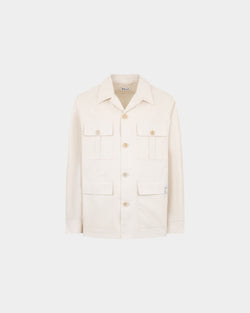 テニスコレクション サハランジャケット アイボリーコットン