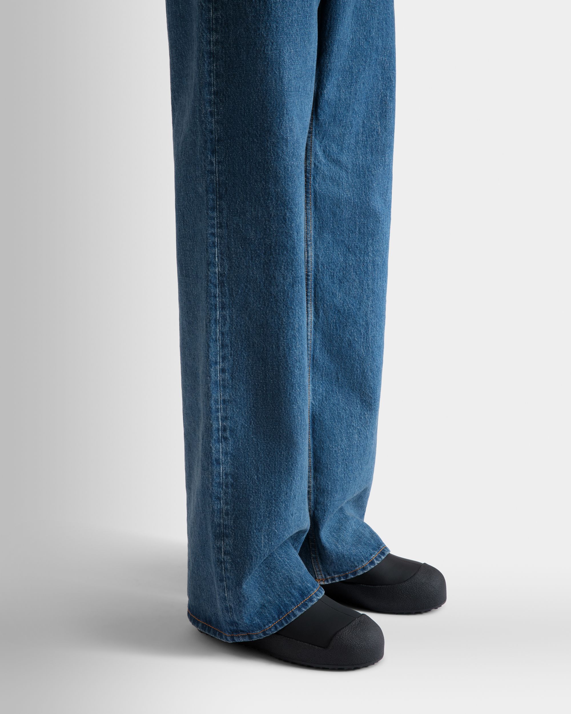 Bally Global - Bally Curling Bootie in Black Suede - Black