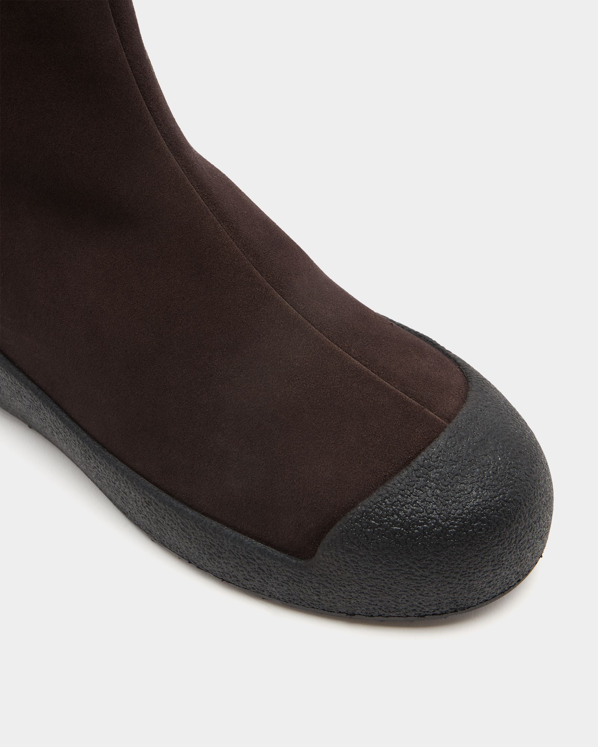 Bally Global - Bally Curling ブーティ ブラウン スエード - ブラウン