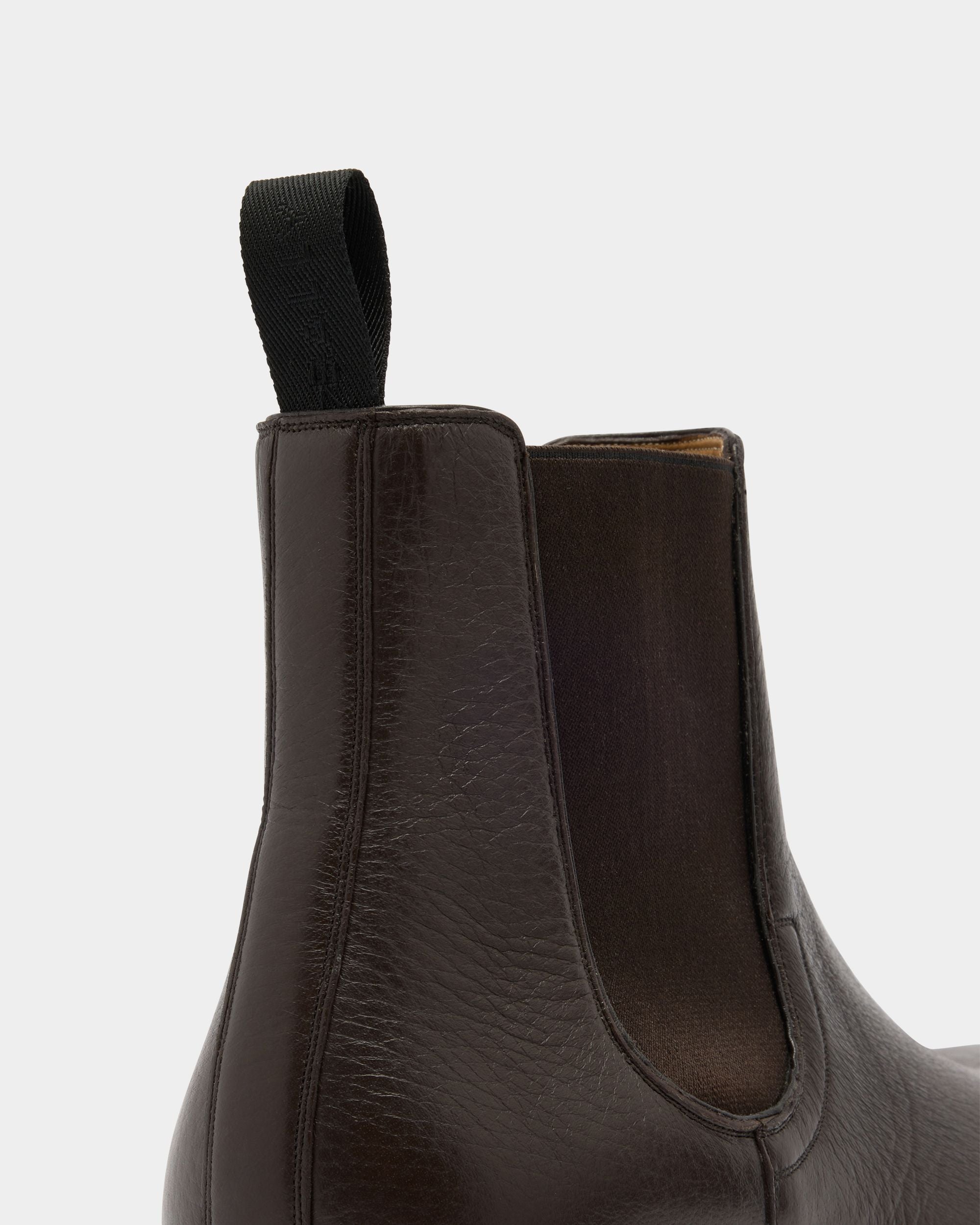 Bally Global - Scribe Un ブーティ ブラウン グレインレザー - ブラウン