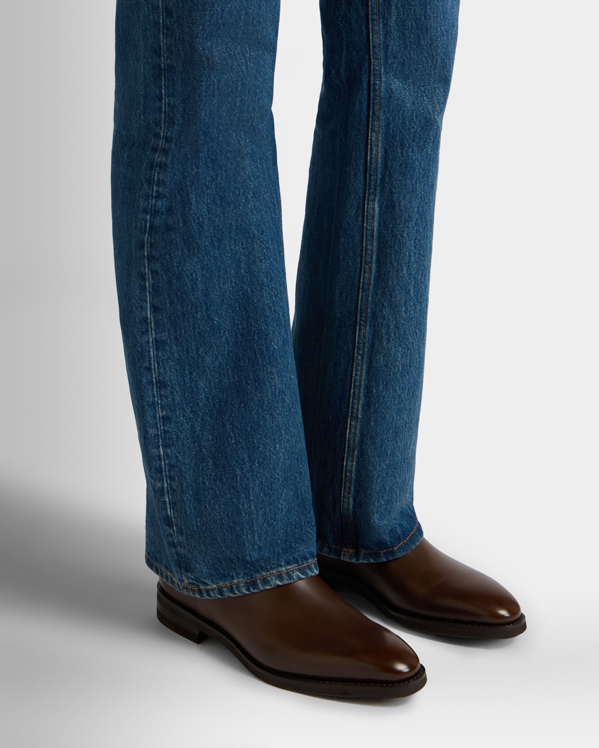 Bally Global - Scribe Un ブーティ ブラウン レザー - ブラウン