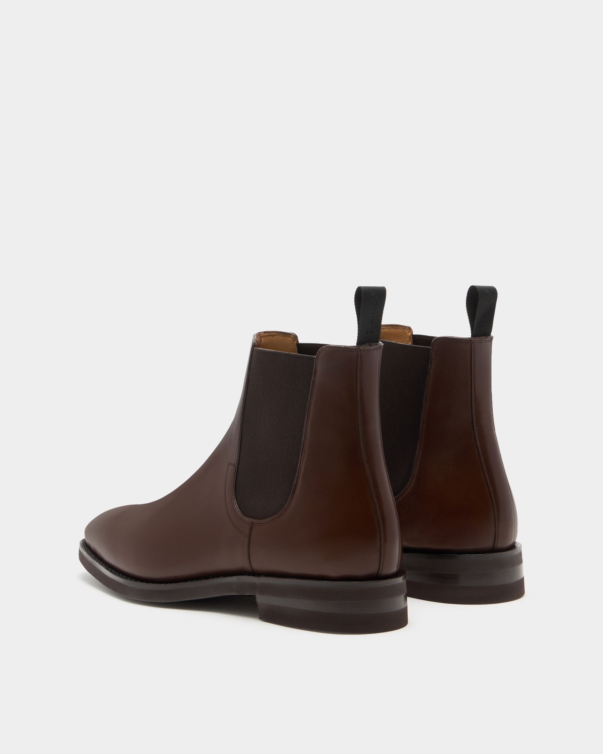 Bally Global - Scribe Un ブーティ ブラウン レザー - ブラウン