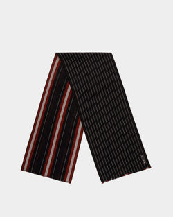 マフラー ネイビーブルー ウール