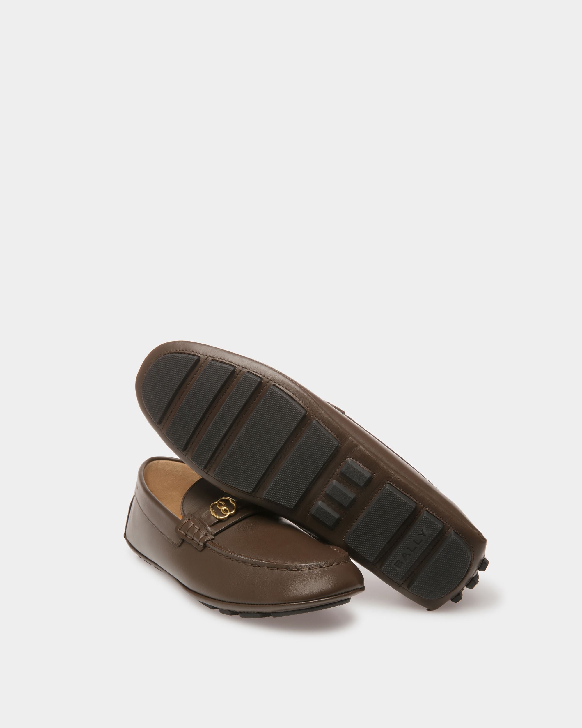 Bally Global - Kerbs ドライビングシューズ ブラウン レザー - ブラウン