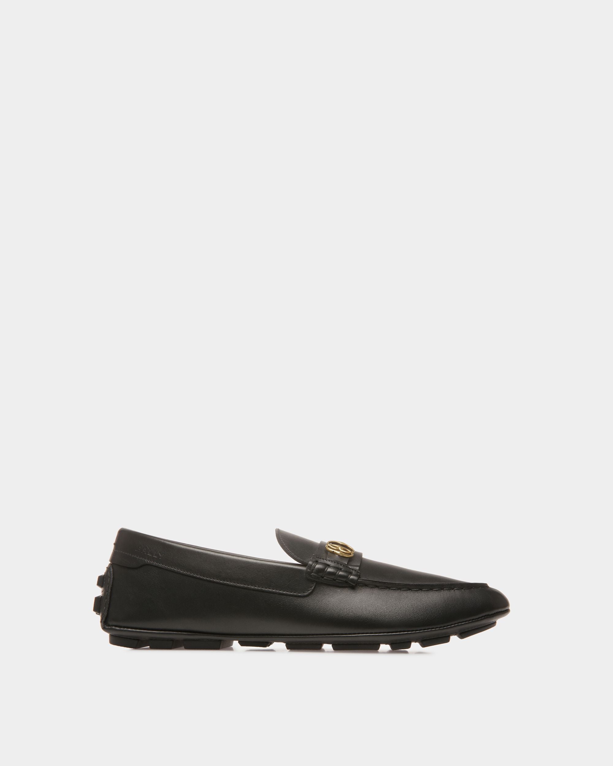 Bally Global - Kerbs Drivers In Black Leather - Black