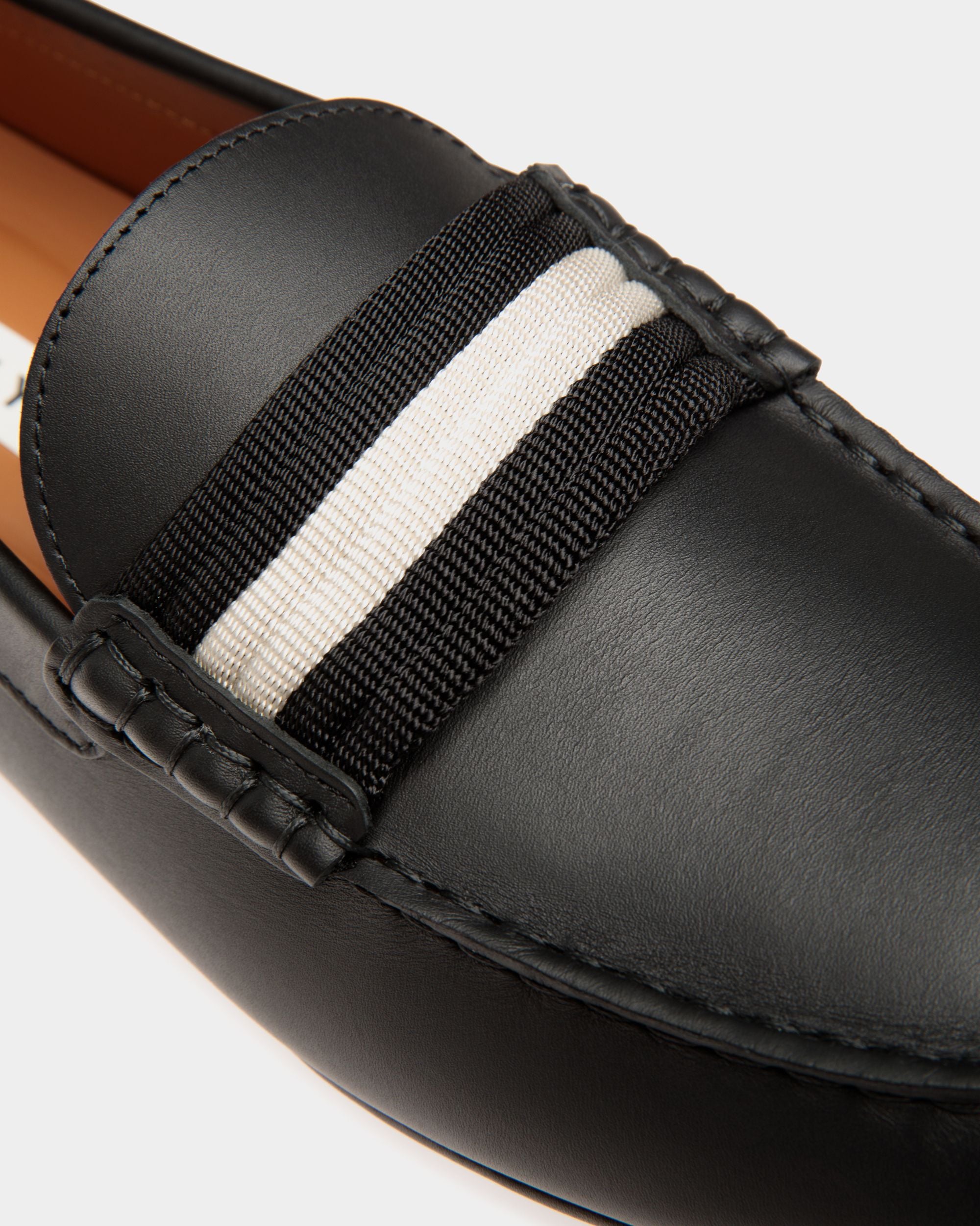 Bally Global - Kerbs ドライビングシューズ ブラック レザー - ブラック